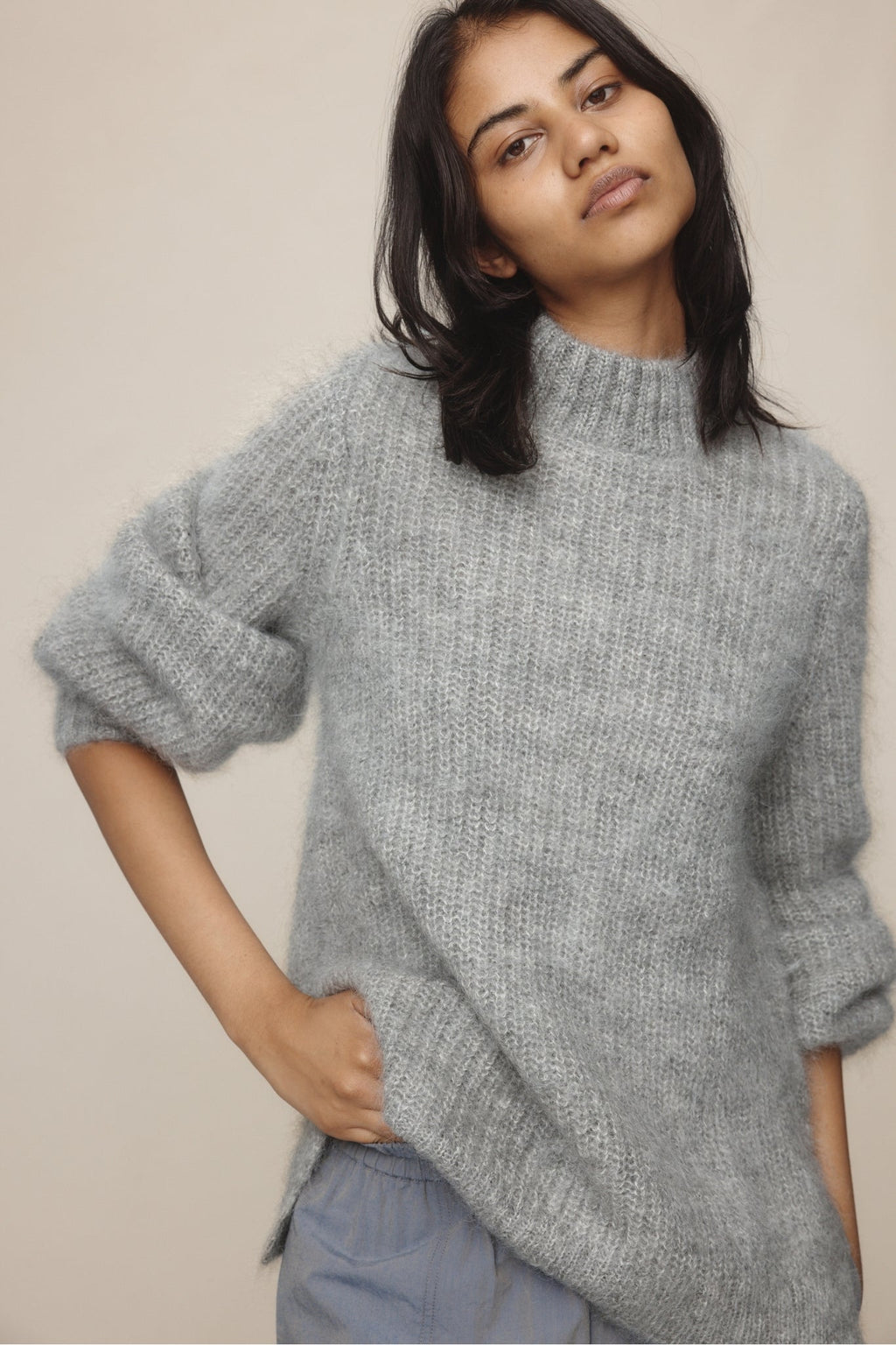26SS KLEIN JUMPER - GREY MARLE