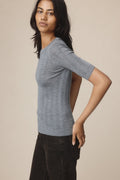 26SS LAYLA TEE - SOFT CHARCOAL