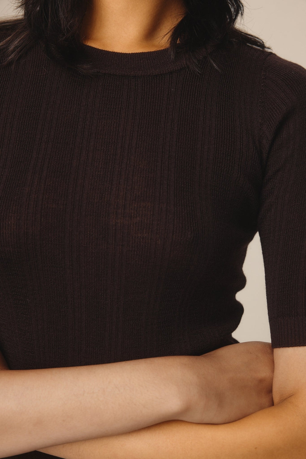 26SS LAYLA TEE -TAPENADE