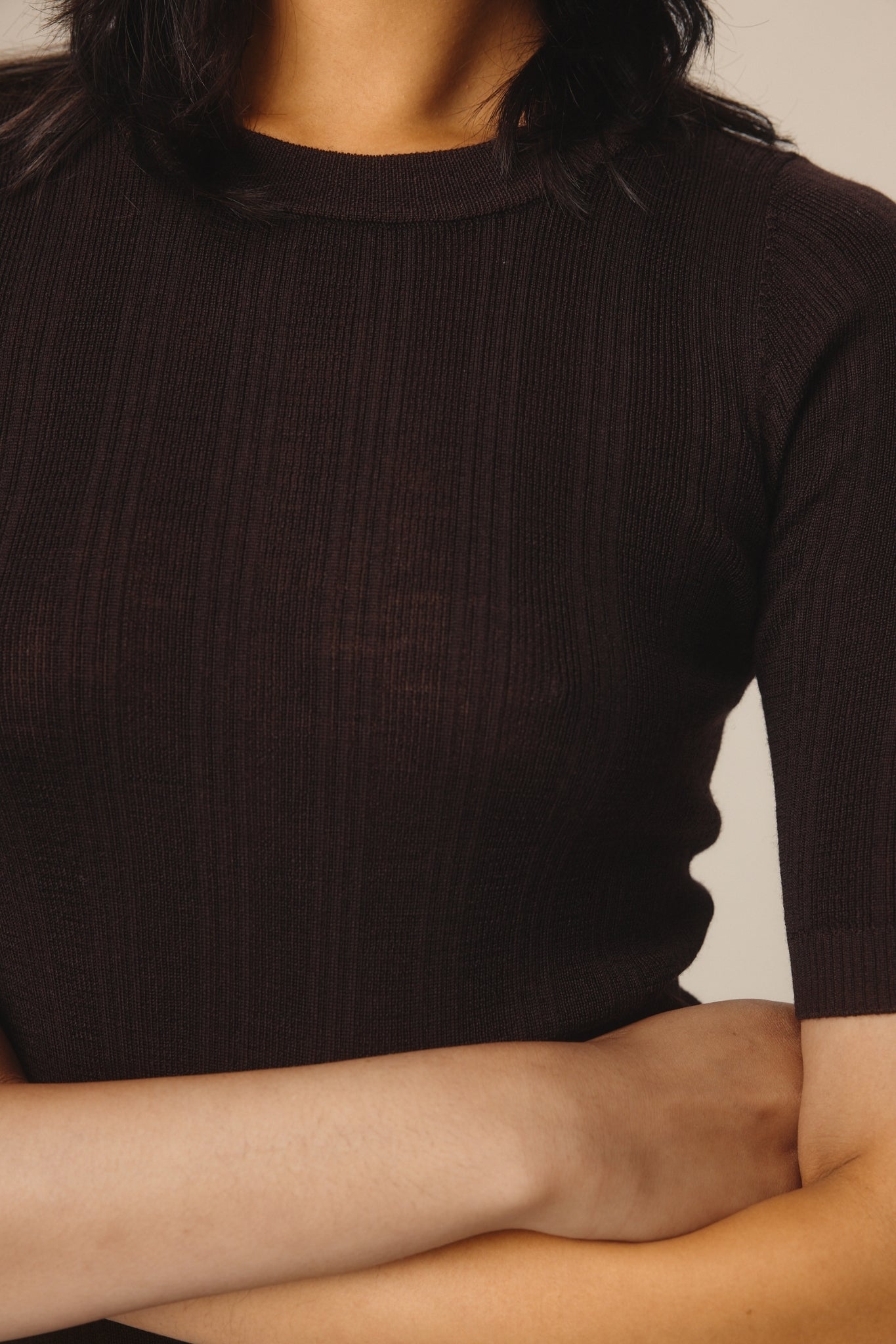 26SS LAYLA TEE -TAPENADE