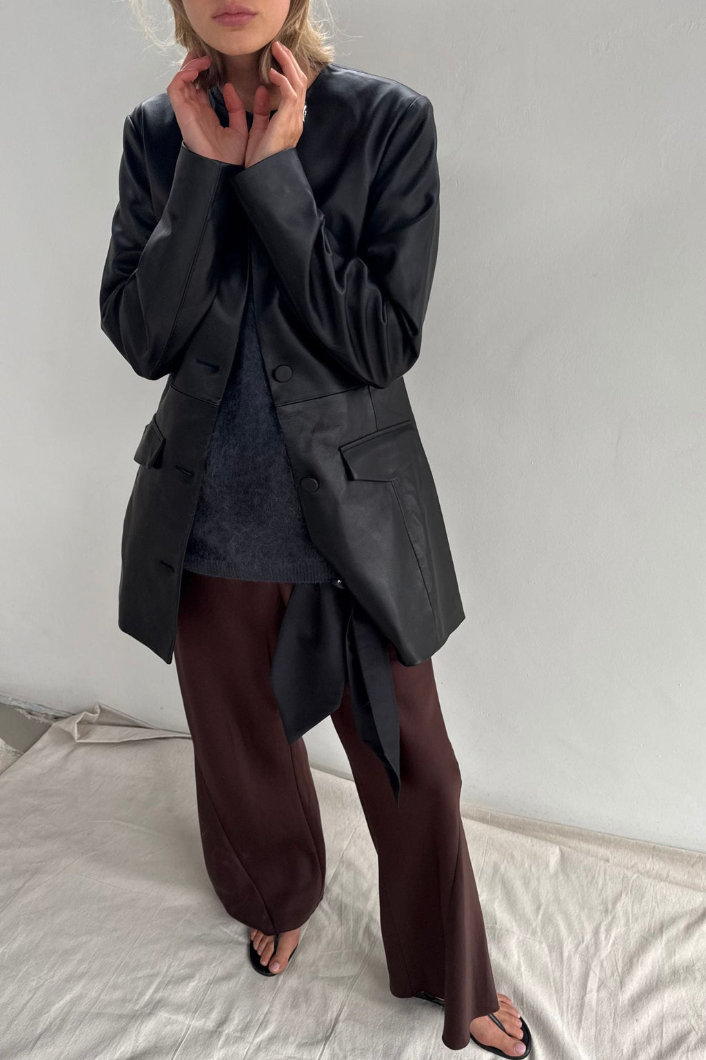 26SS ALICIA PANT - CHESTNUT
