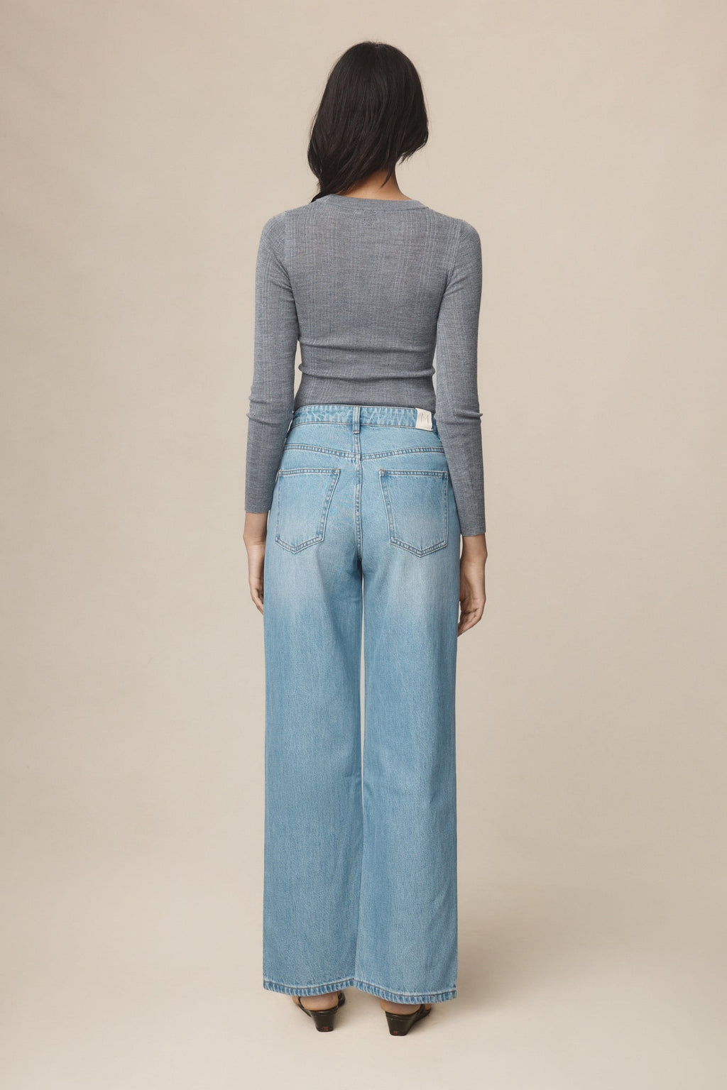 26SS WIDE LEG JEAN - CLASSIC WASH