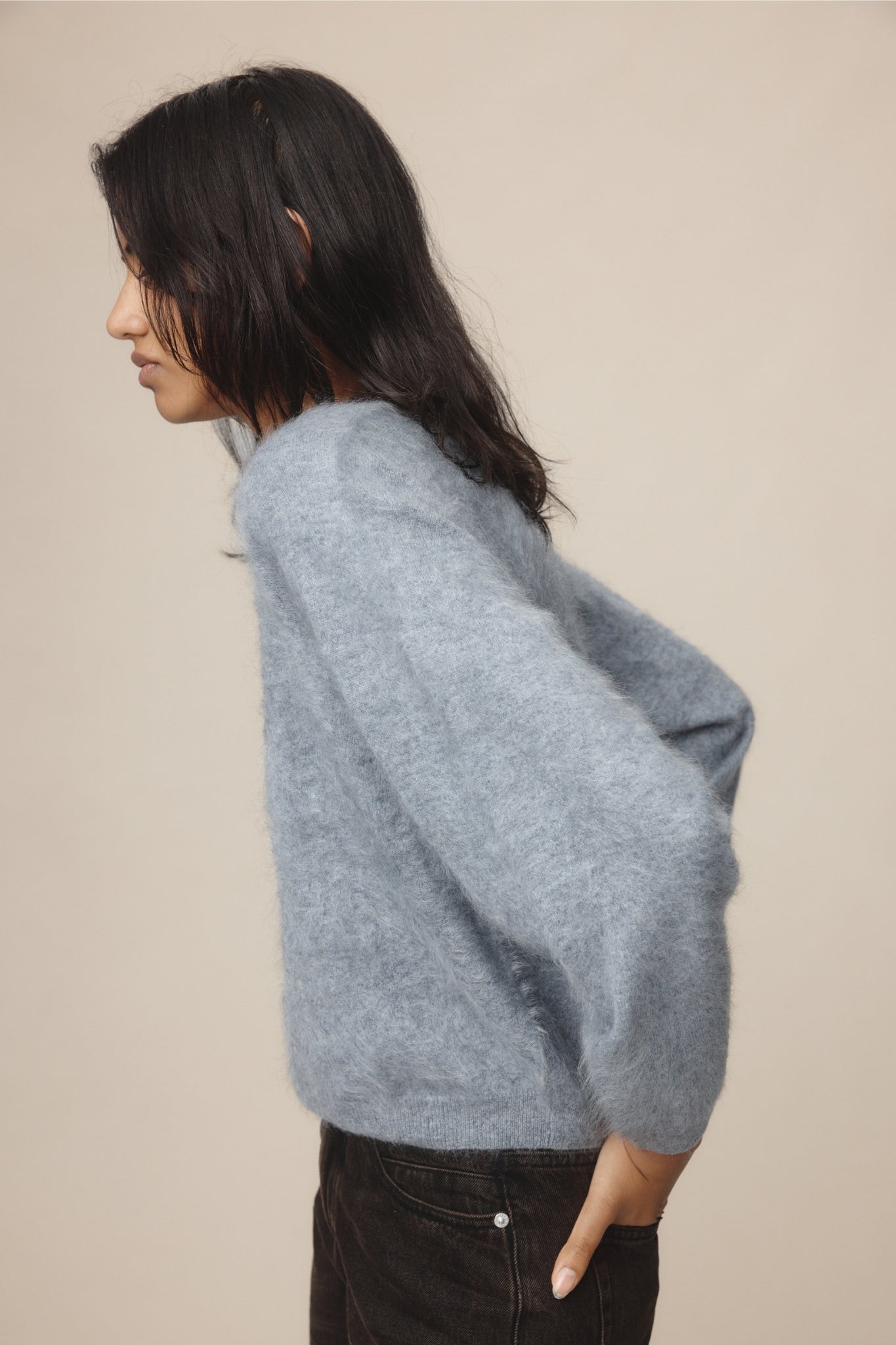 26SS MAGDA SWEATER - FEATHER