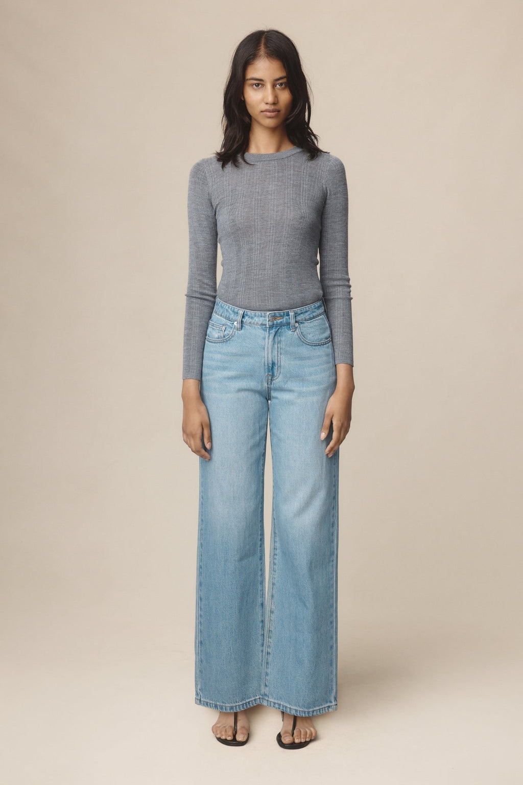 26SS WIDE LEG JEAN - CLASSIC WASH