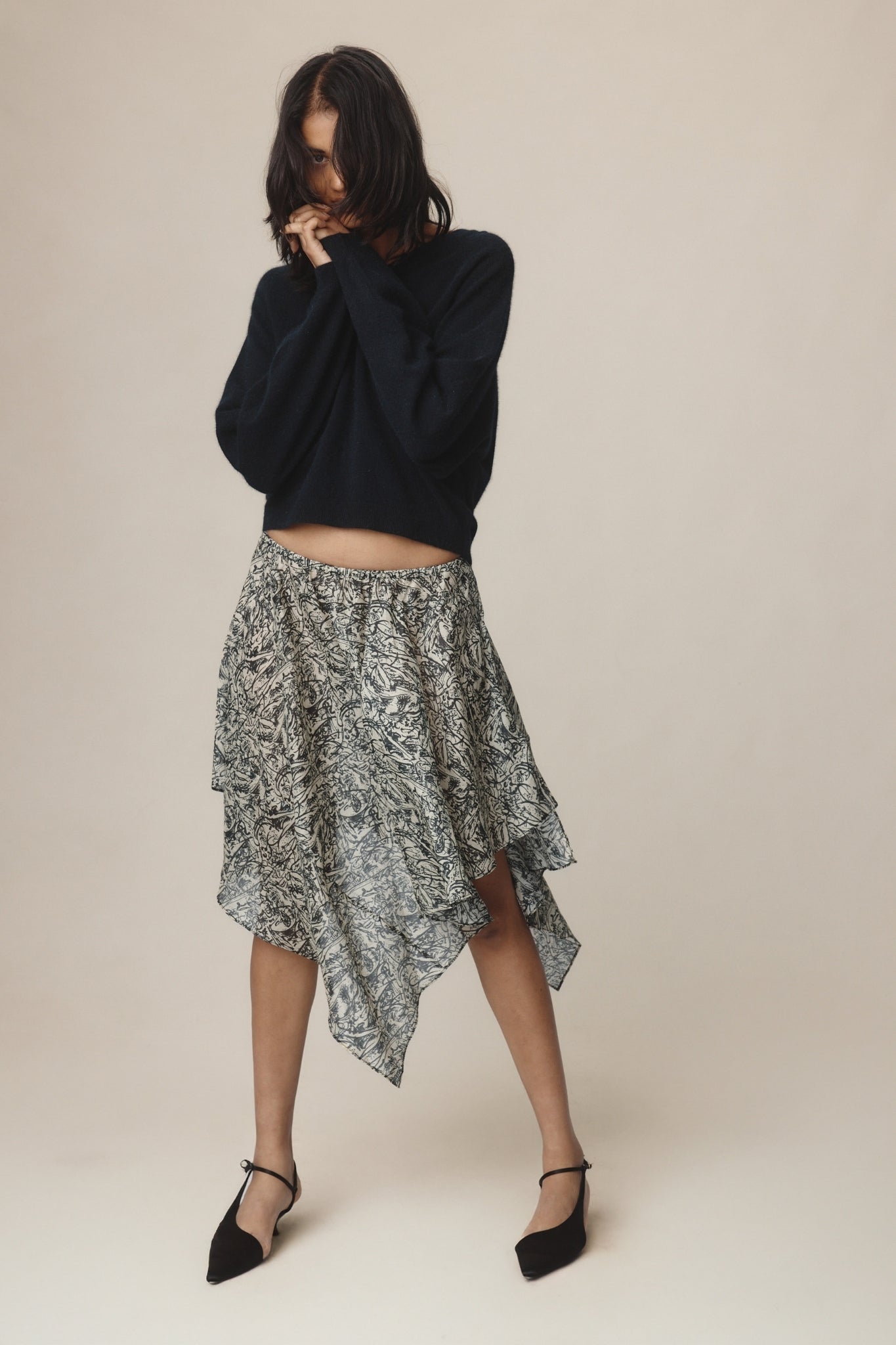 26SS MOSS SWEATER - BLACK