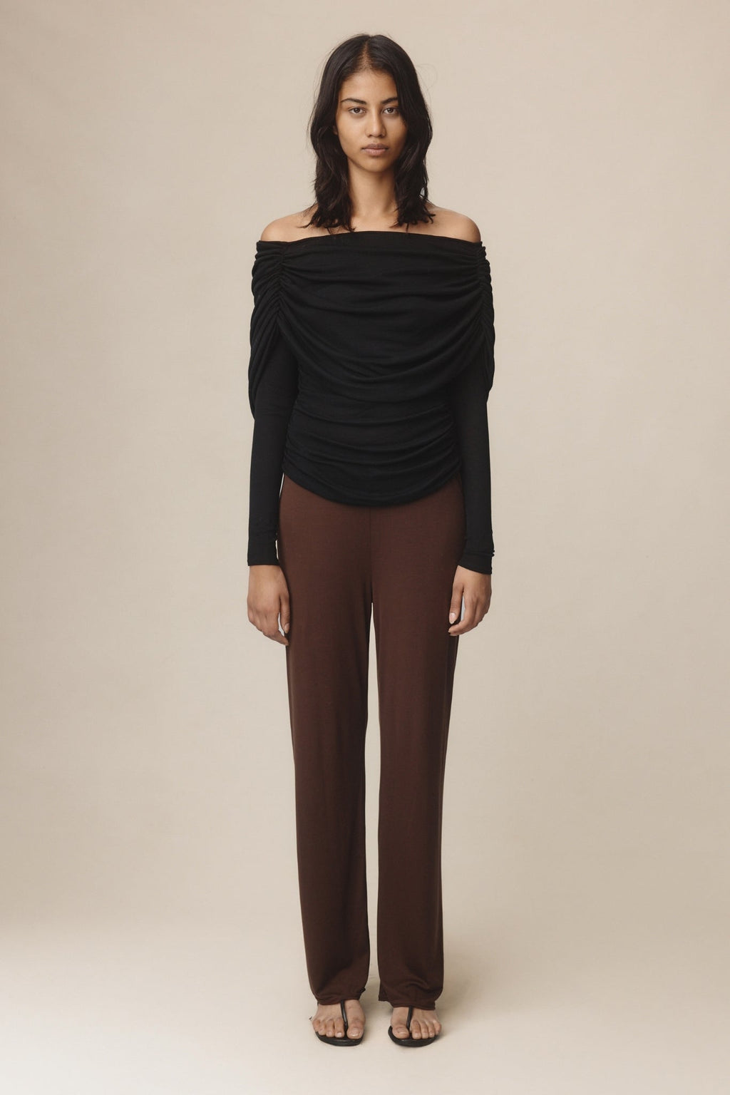 26SS NINA TOP - BLACK