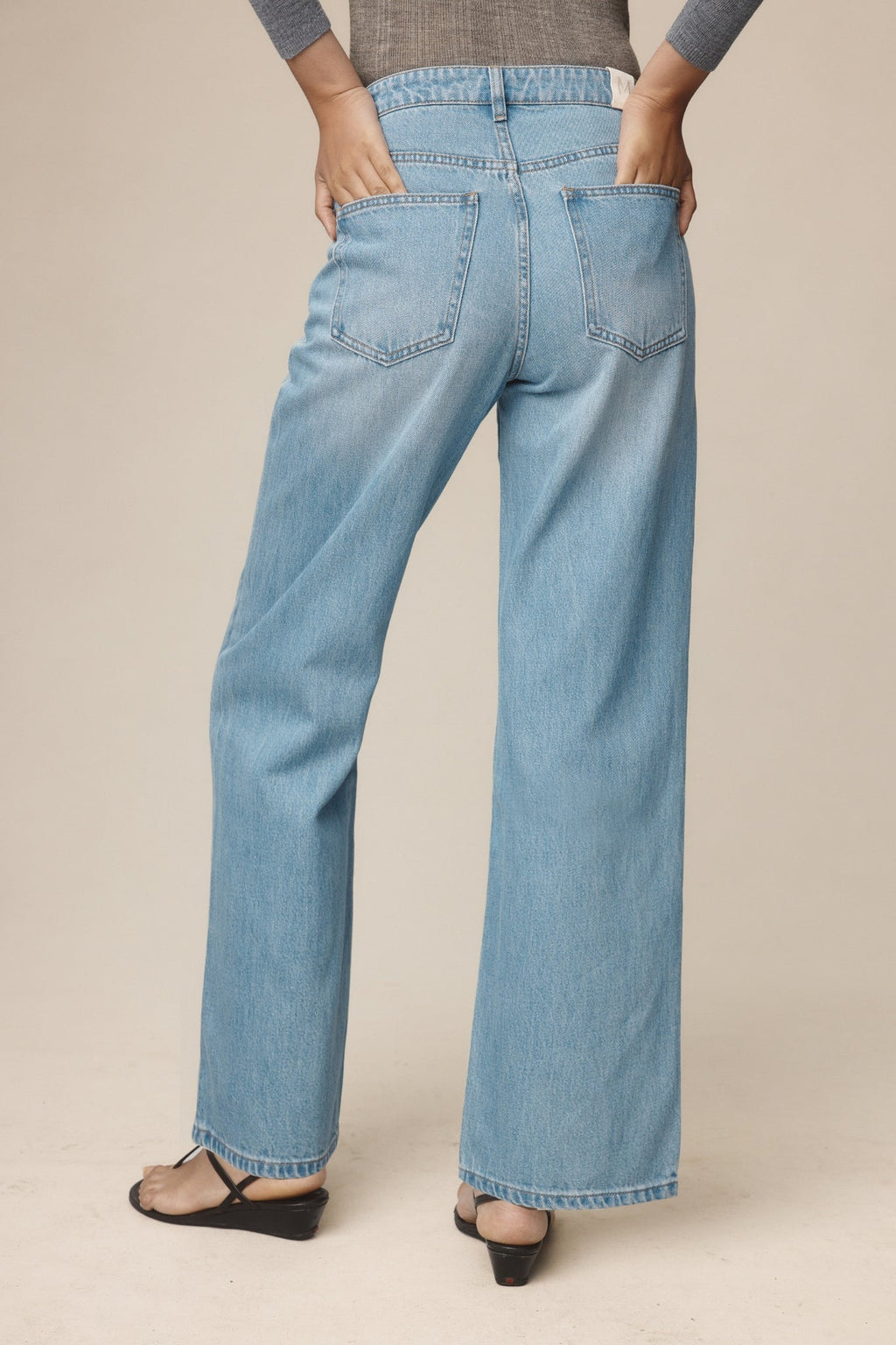 26SS WIDE LEG JEAN - CLASSIC WASH