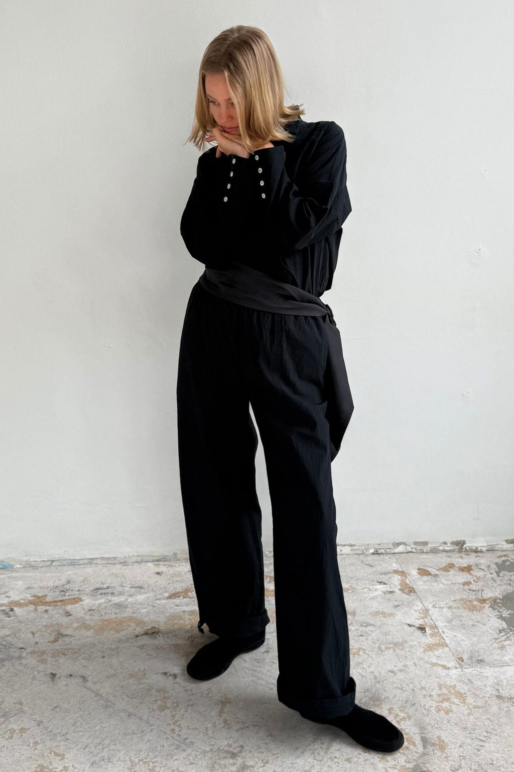 26SS FLETCHER PANT - BLACK