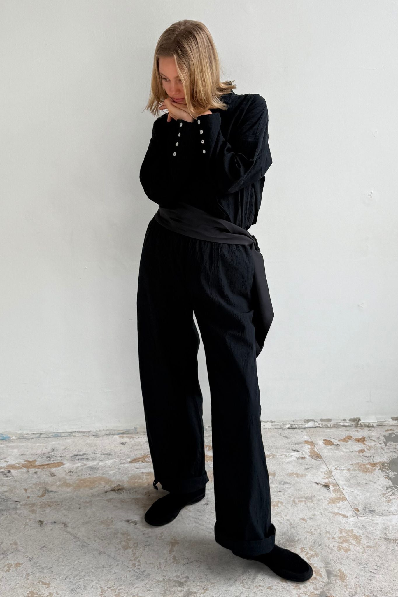 26SS FLETCHER PANT - BLACK