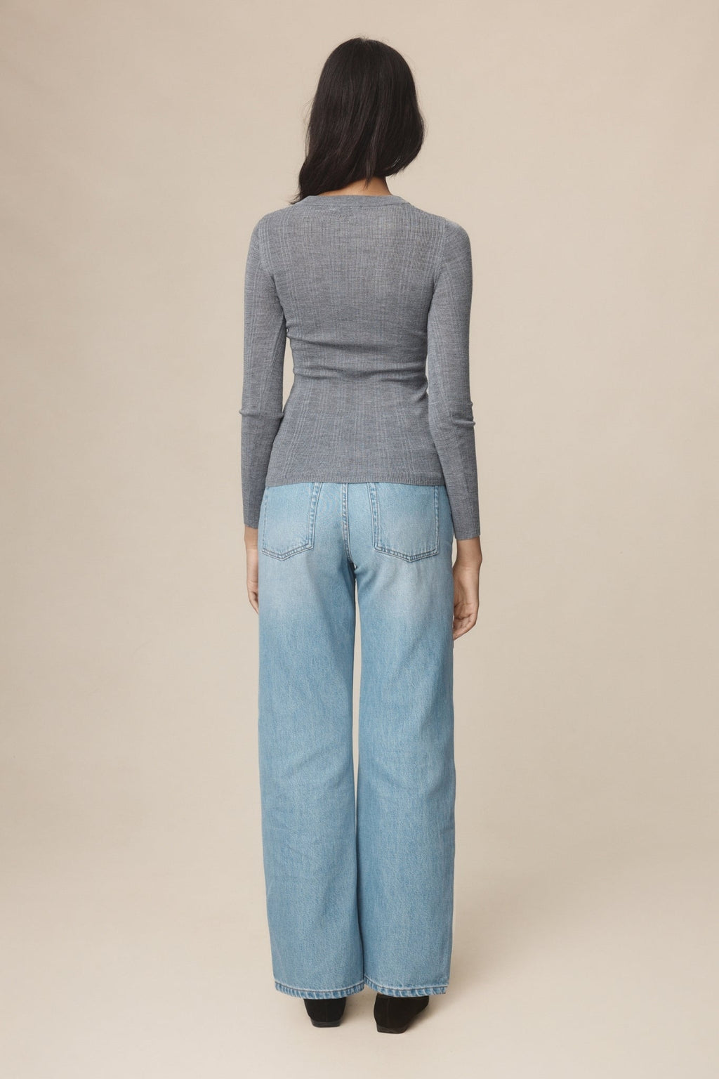 26SS ANA TOP - SOFT CHARCOAL
