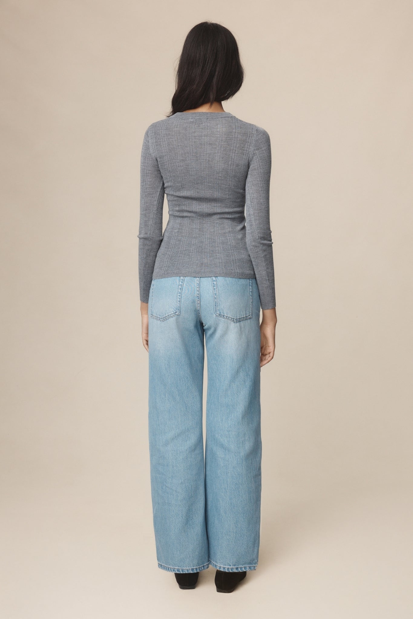 26SS ANA TOP - SOFT CHARCOAL