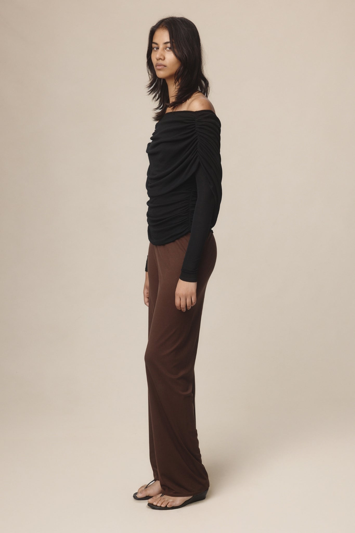 26SS NINA TOP - BLACK