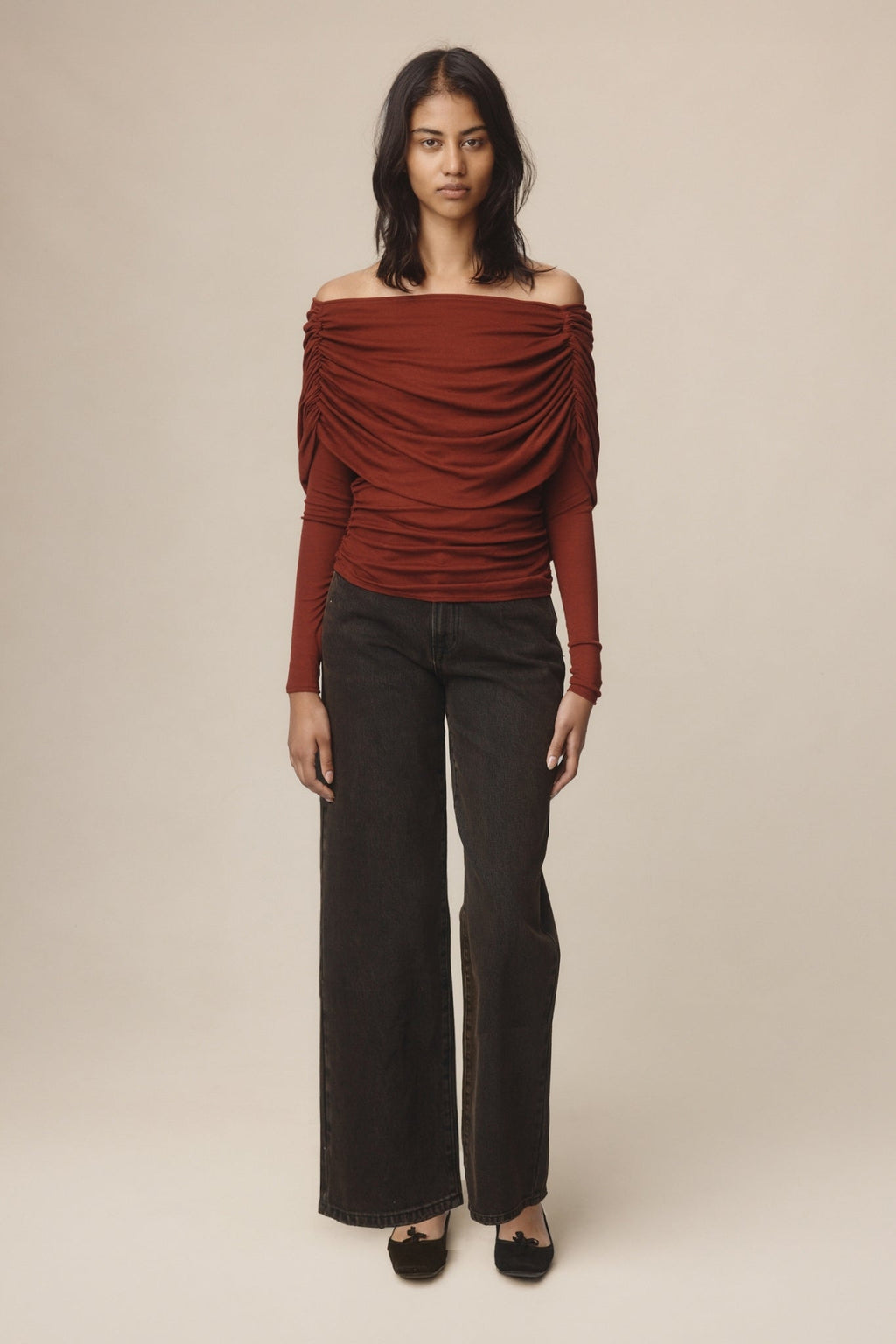 26SS NINA TOP - DAHLIA