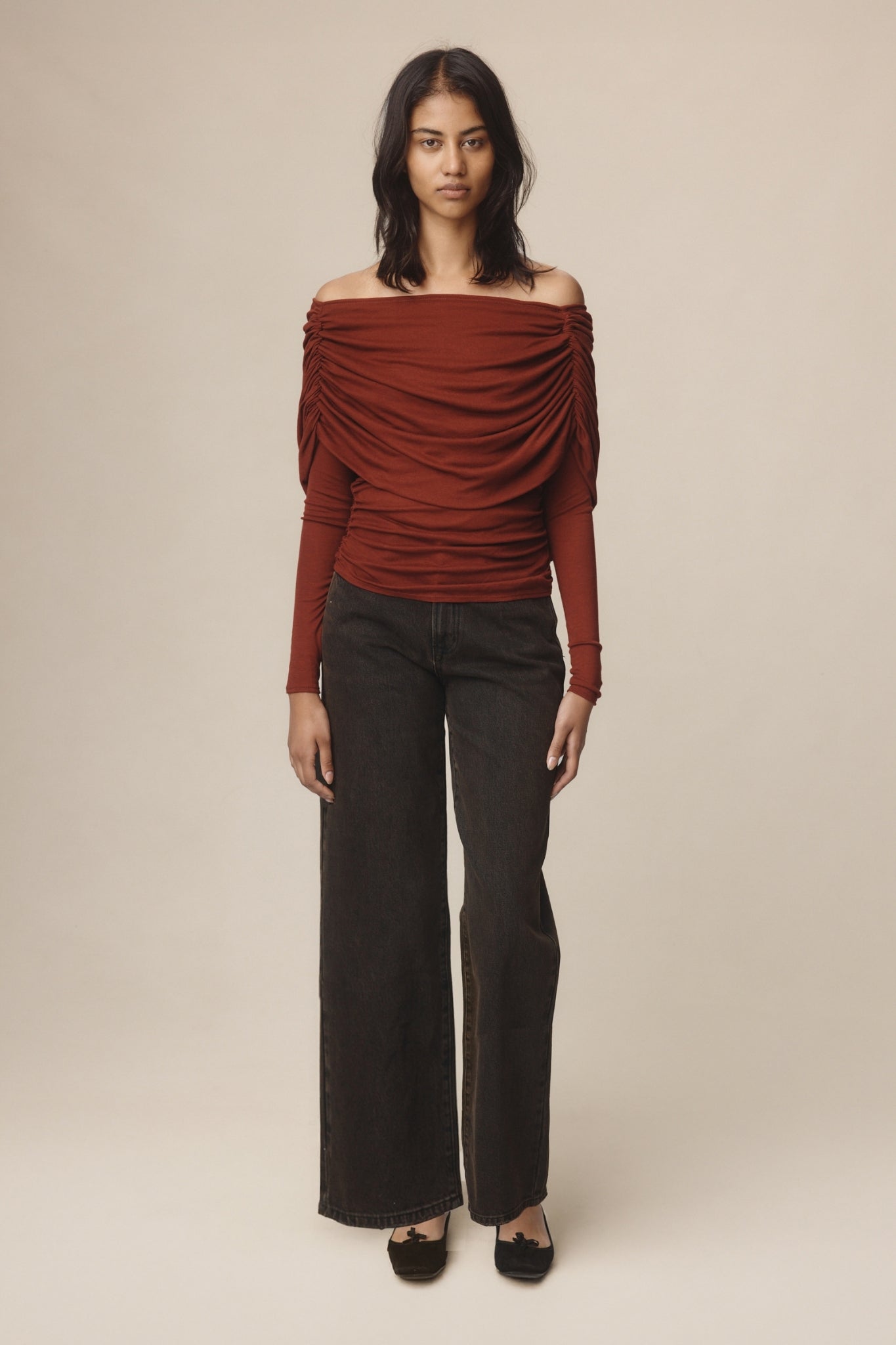 26SS NINA TOP - DAHLIA