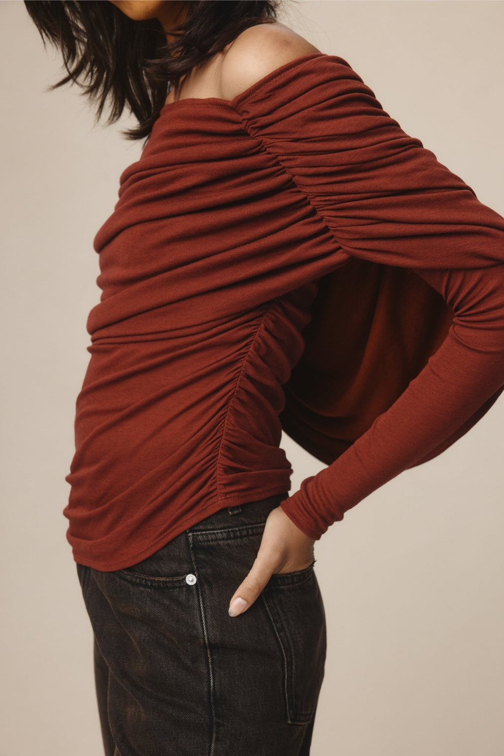 26SS NINA TOP - DAHLIA