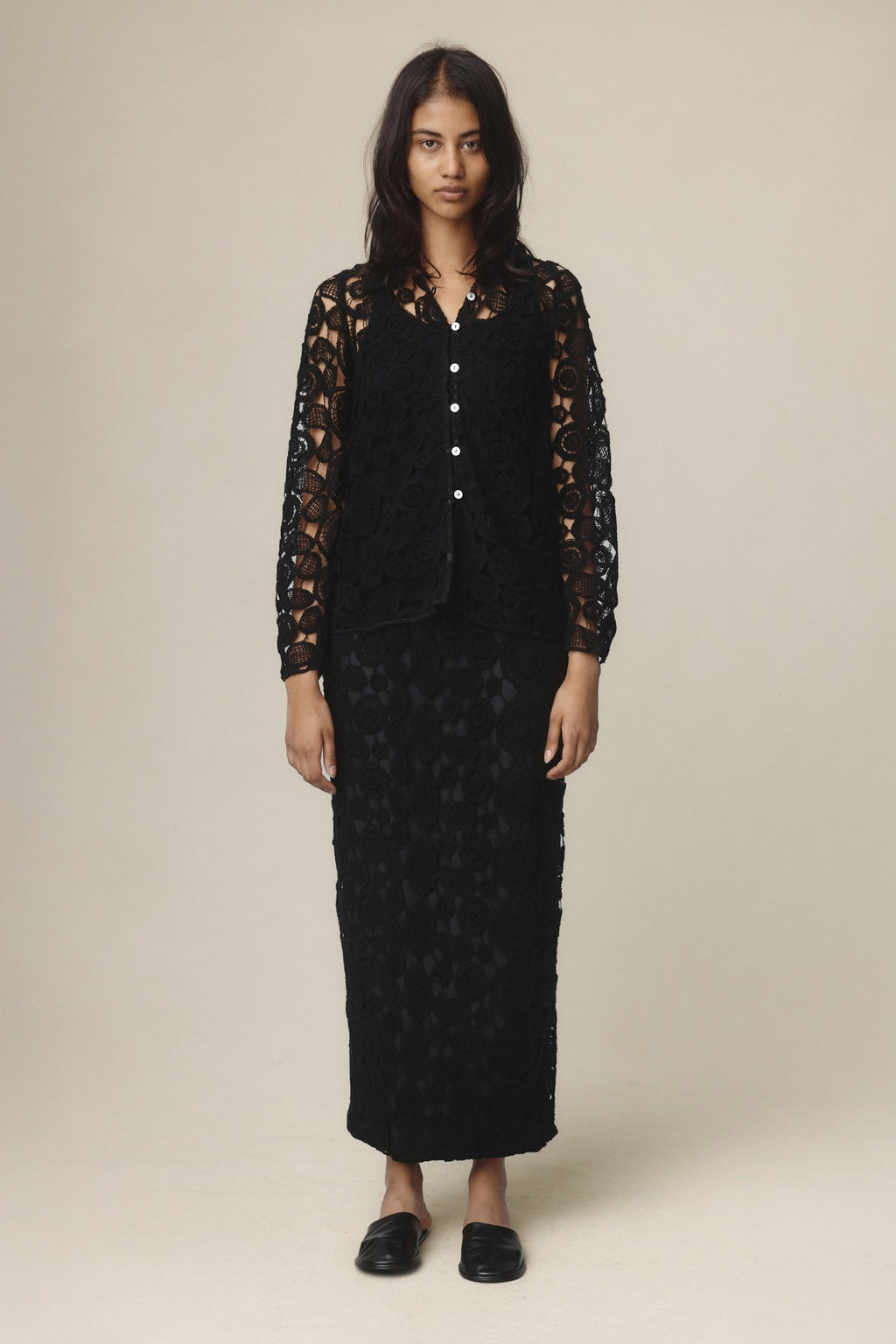 26SS PIERRE TOP - BLACK