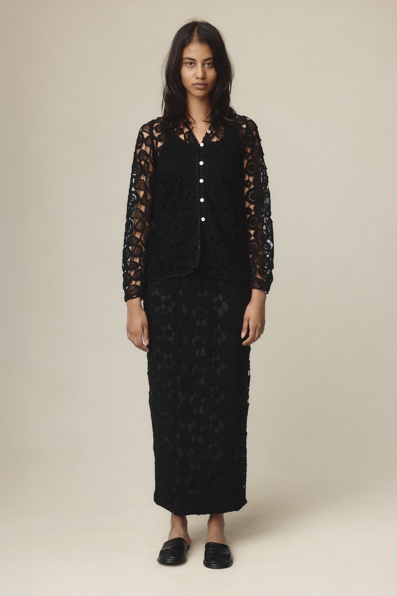 26SS PIERRE TOP - BLACK