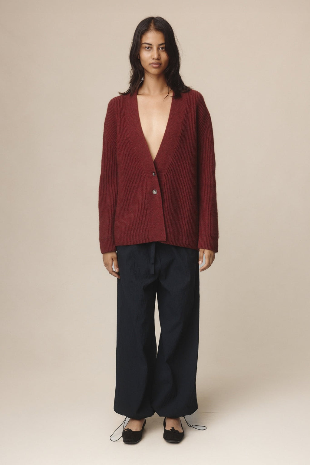 26SS TULIA CARDIGAN - DAHLIA