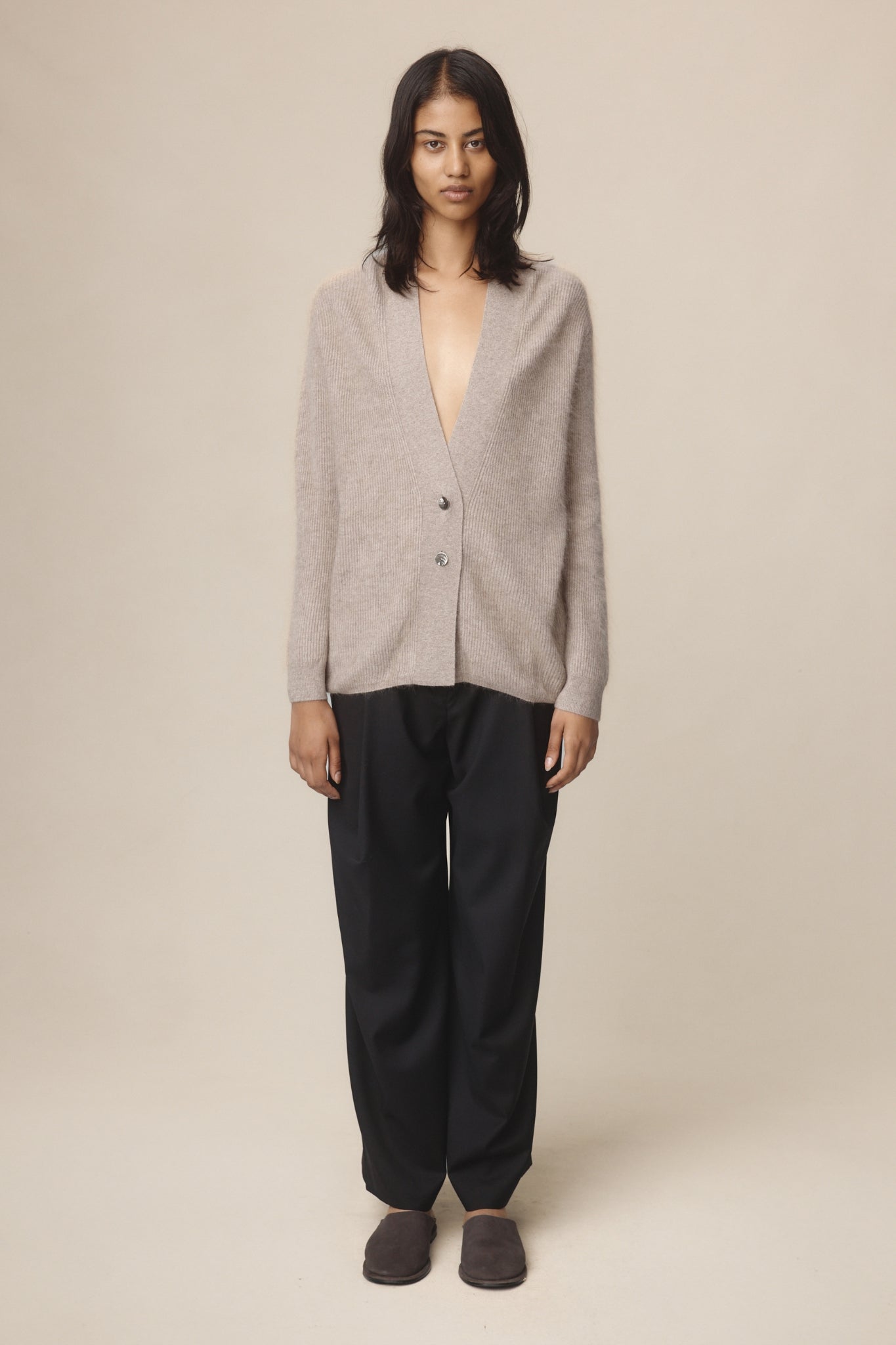 26SS TULIA CARDIGAN - WHEAT