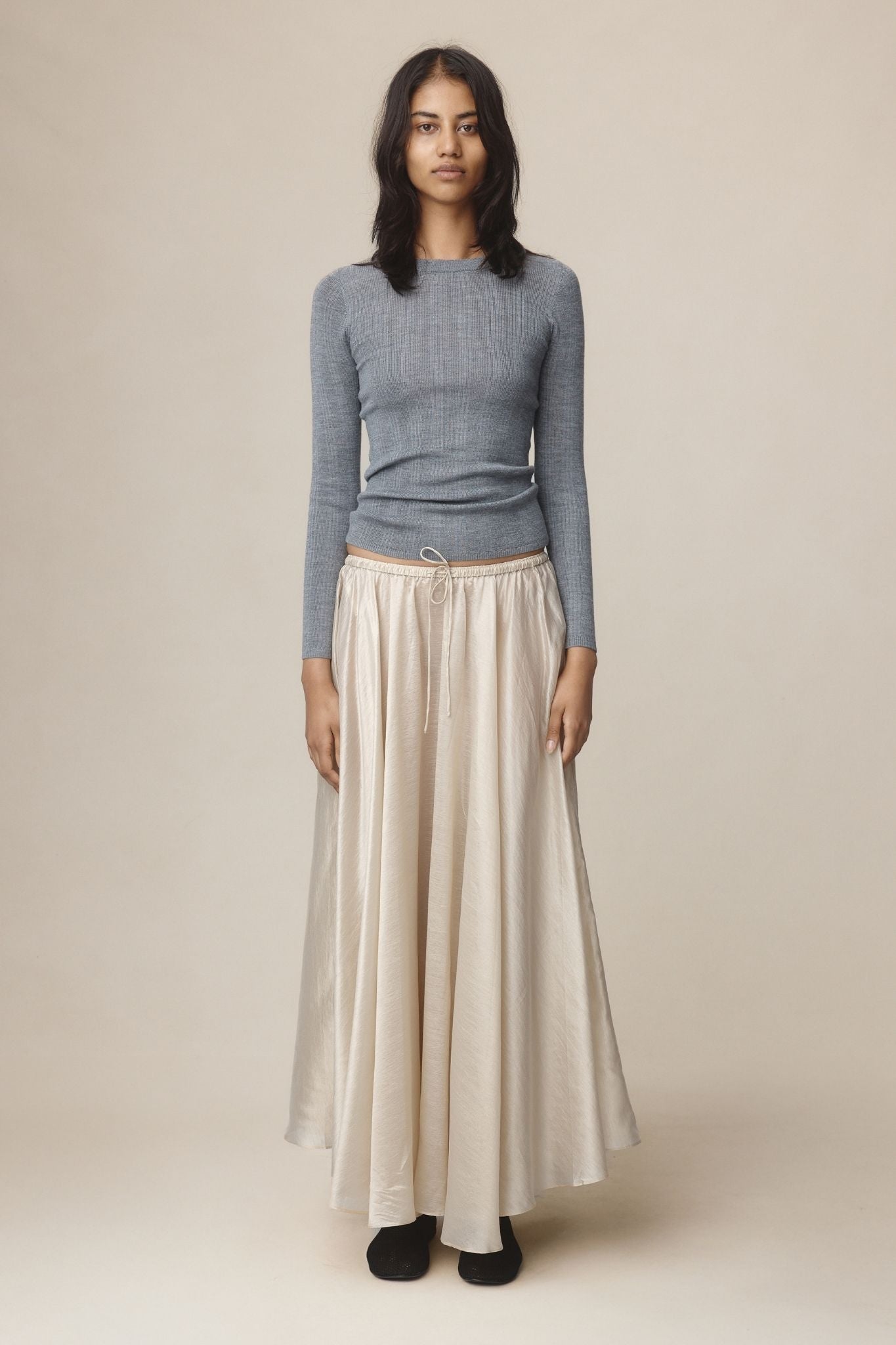 26SS BAYLEY SKIRT - CHAMPAGNE