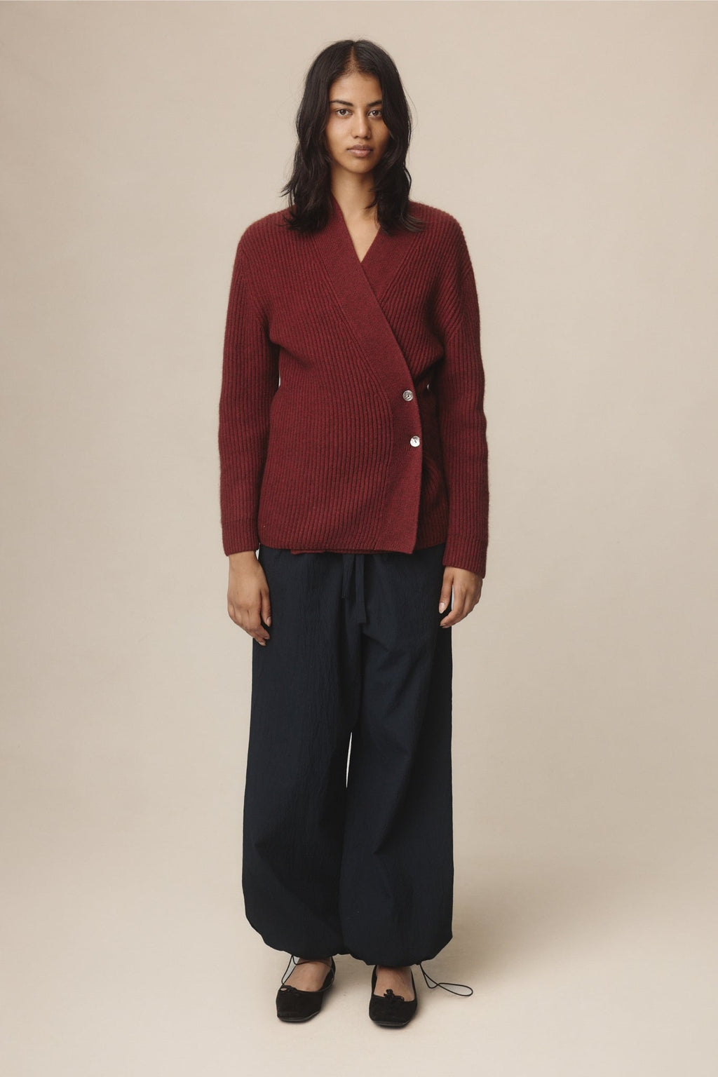 26SS TULIA CARDIGAN - DAHLIA
