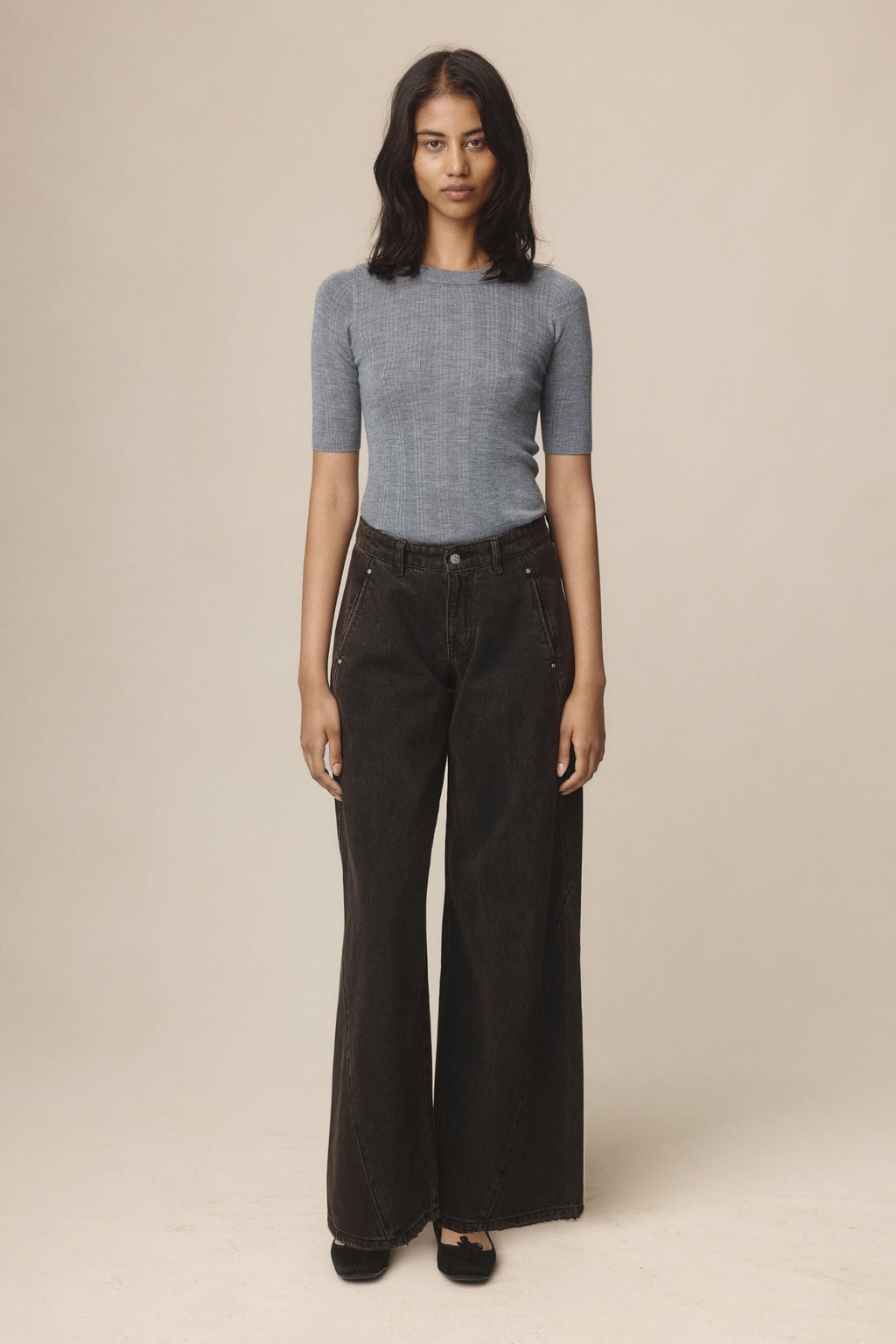 26SS PANEL JEAN - TOBACCO