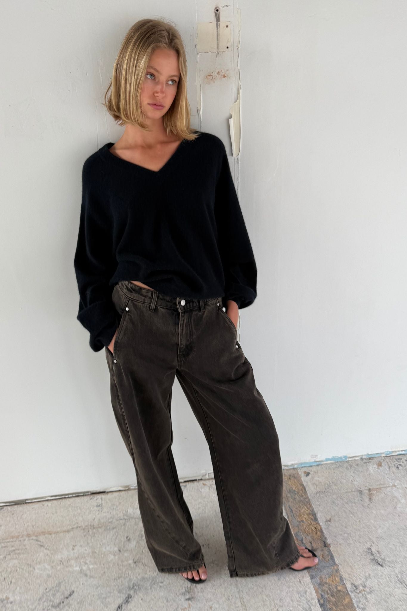 26SS MOSS SWEATER - BLACK