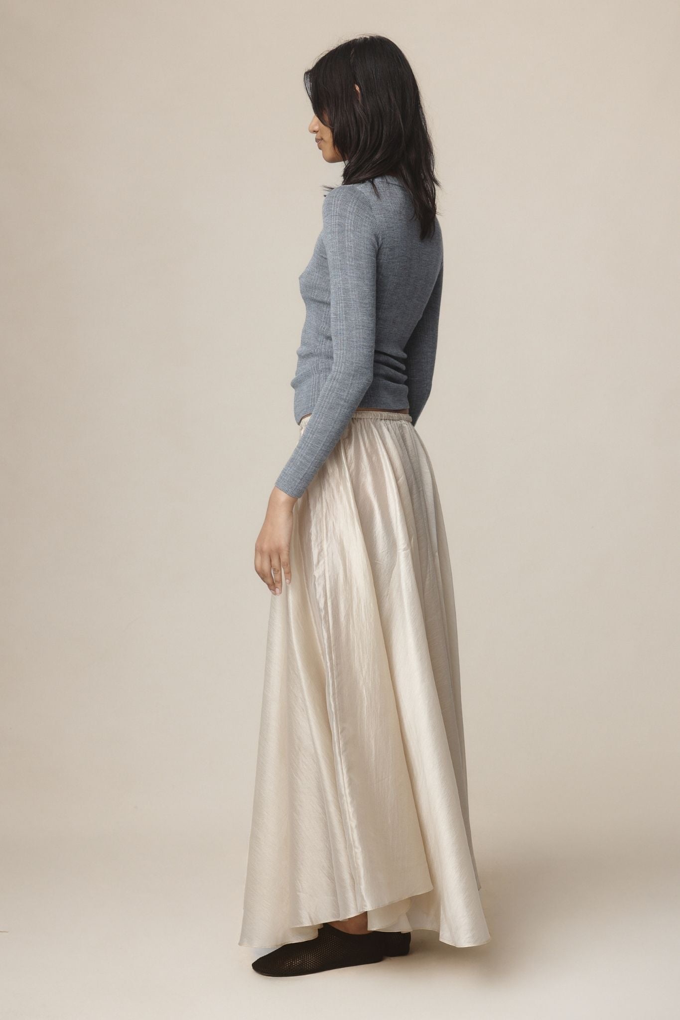 26SS BAYLEY SKIRT - CHAMPAGNE