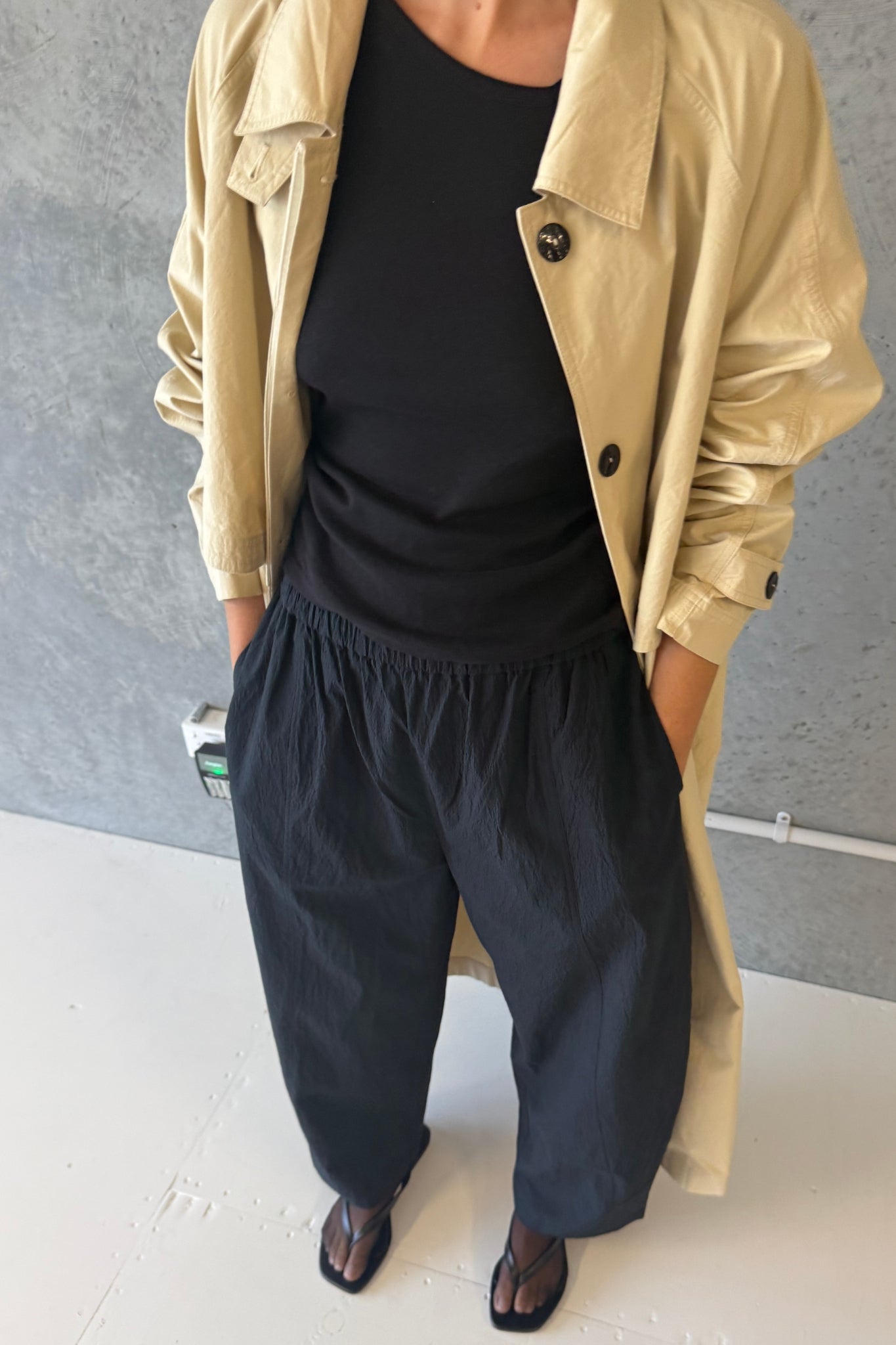 26SS WILKEN PANT - BLACK