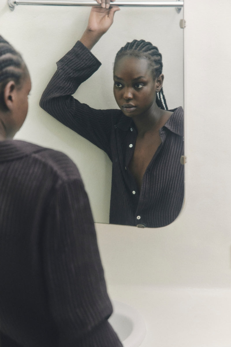 26SS LILLIE SHIRT - TAPENADE