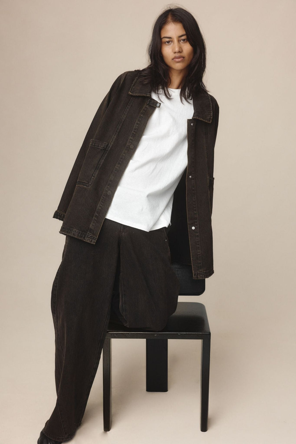 26SS MONO JACKET - TOBACCO