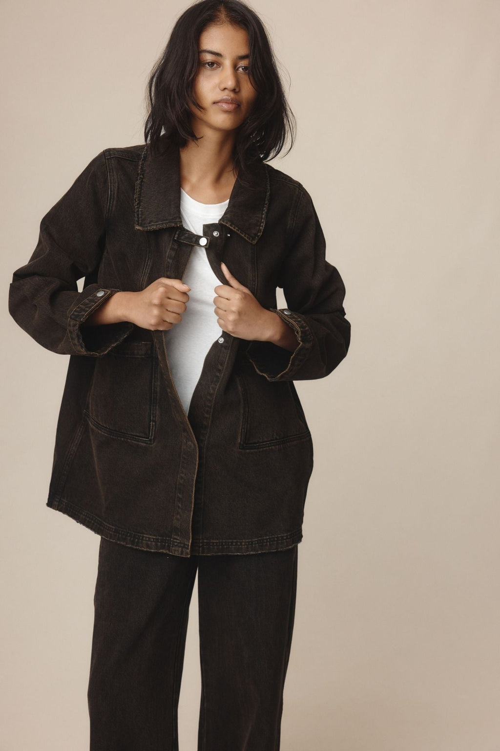 26SS MONO JACKET - TOBACCO