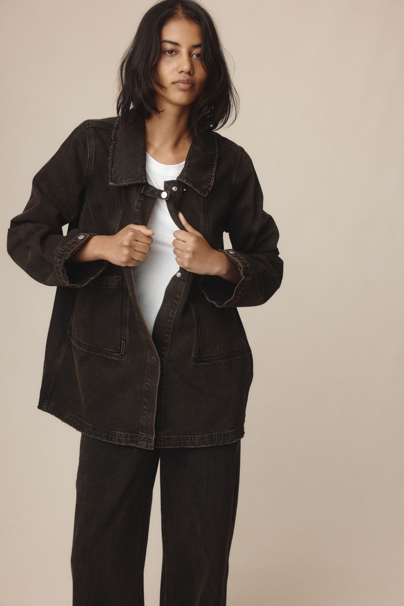 26SS MONO JACKET - TOBACCO
