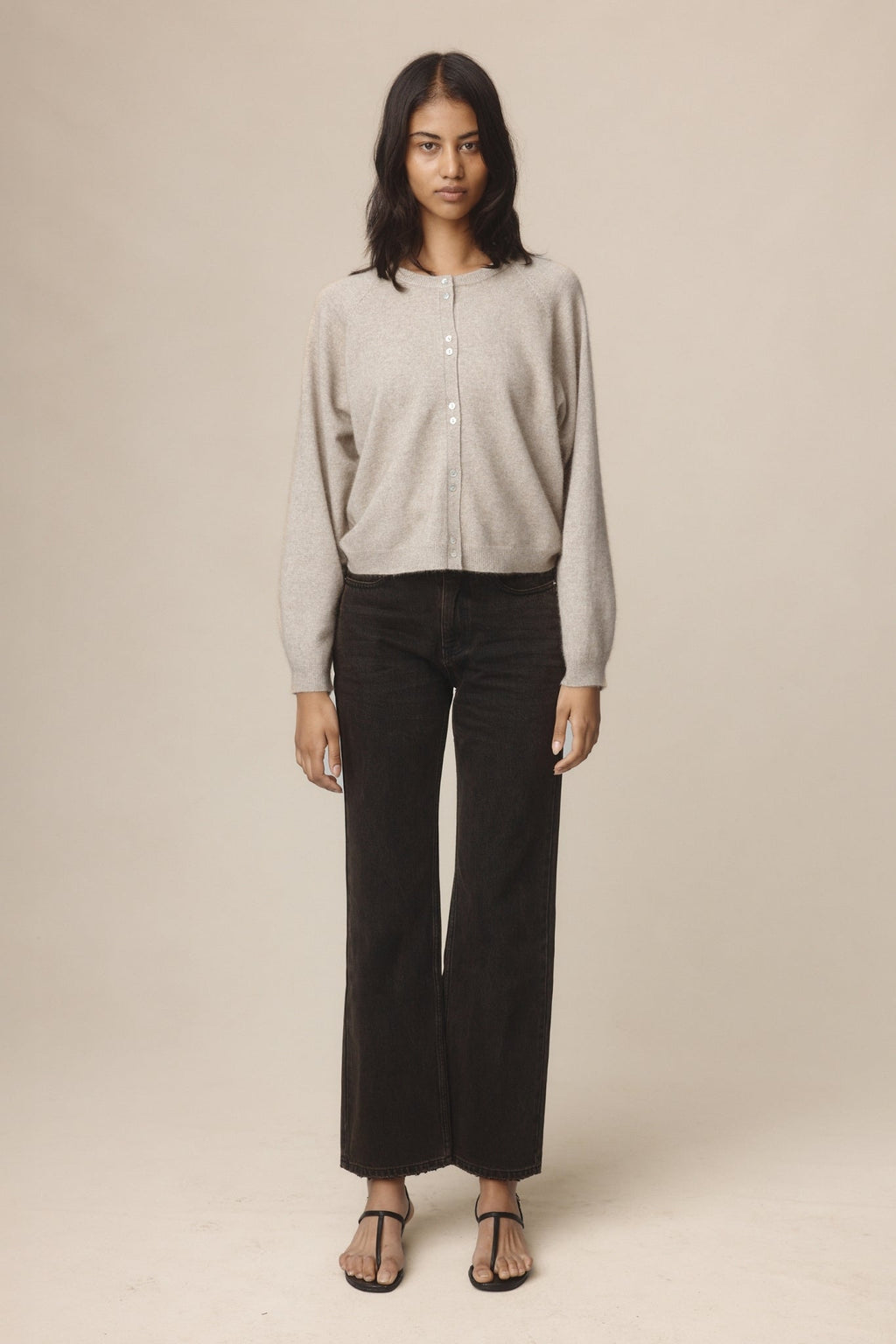 26SS BABETTE CARDIGAN - BUFF