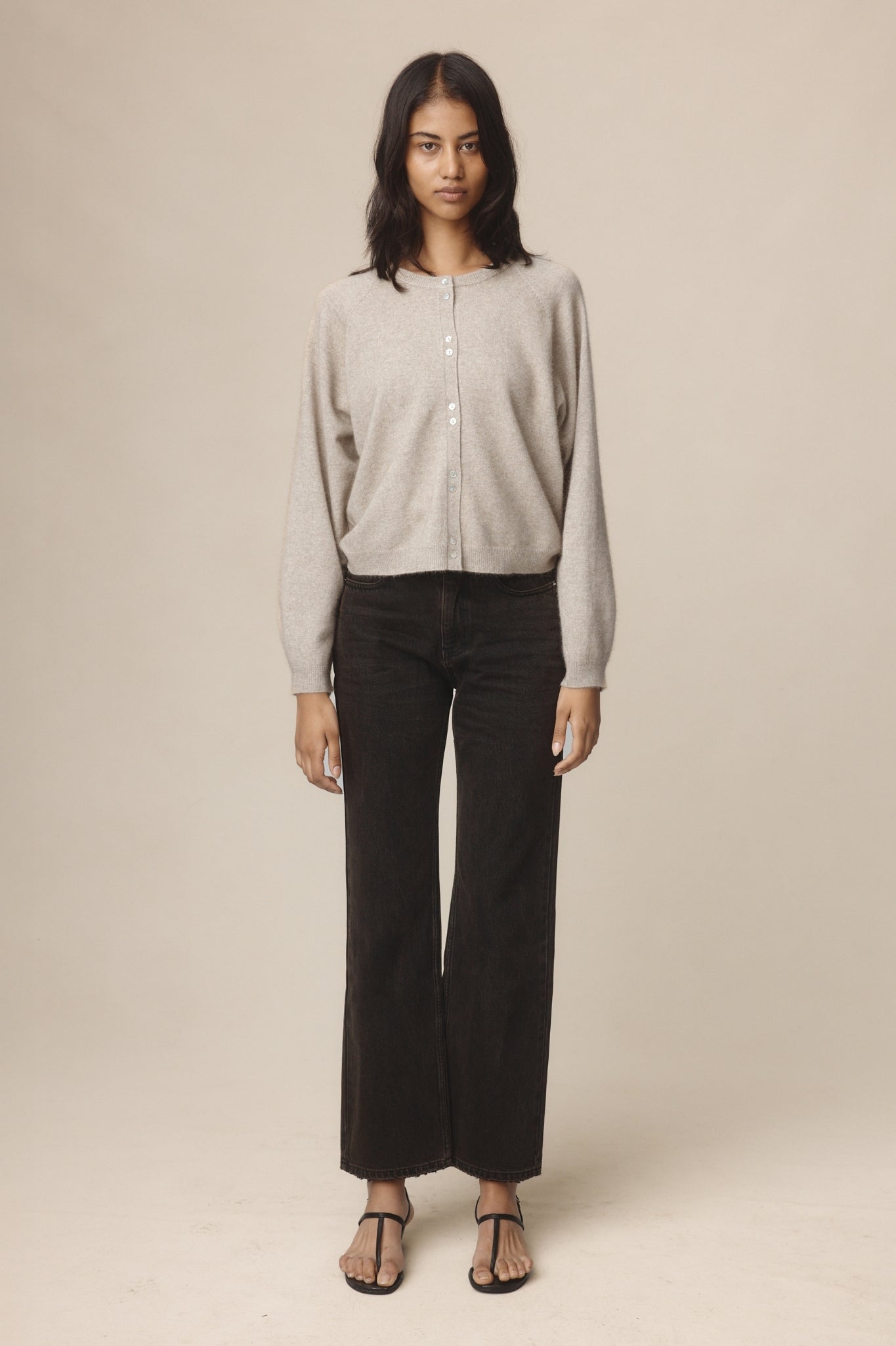 26SS BABETTE CARDIGAN - BUFF