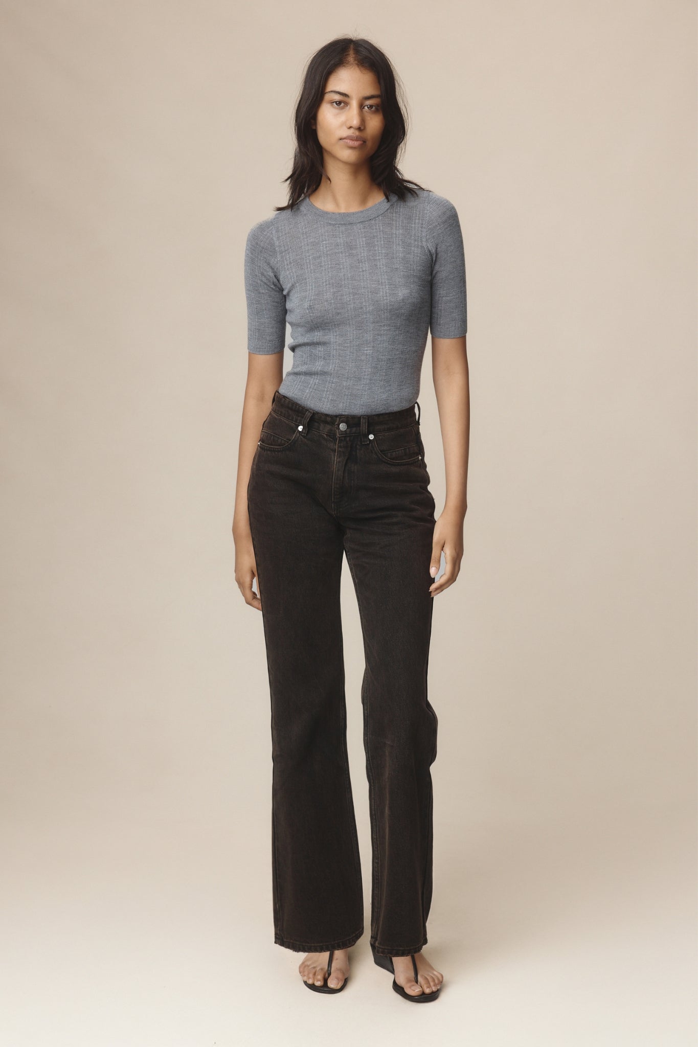 26SS CLASSIC JEAN - TOBACCO