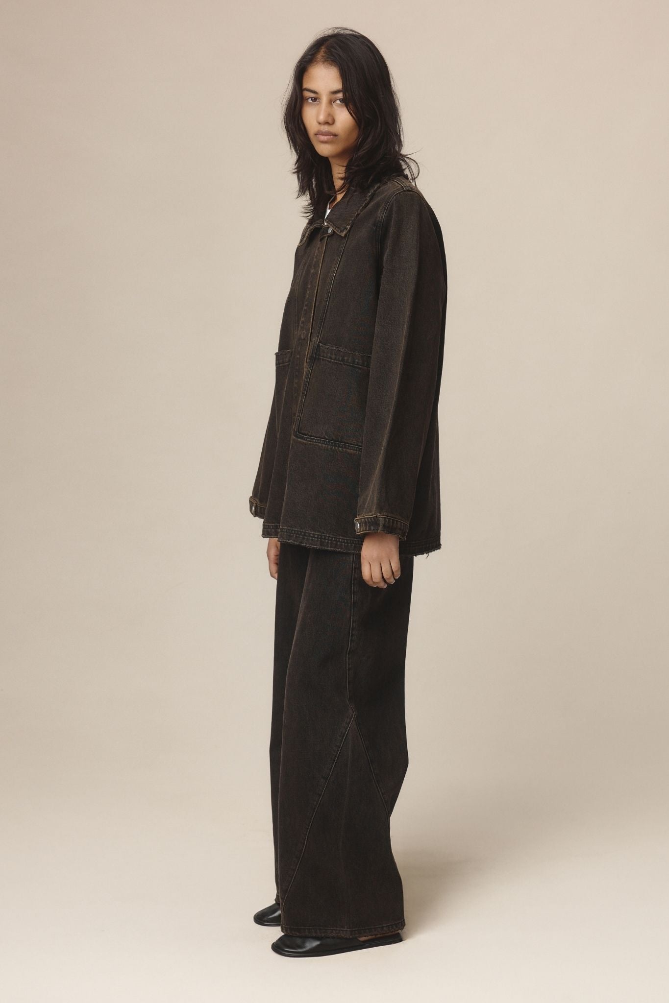 26SS MONO JACKET - TOBACCO
