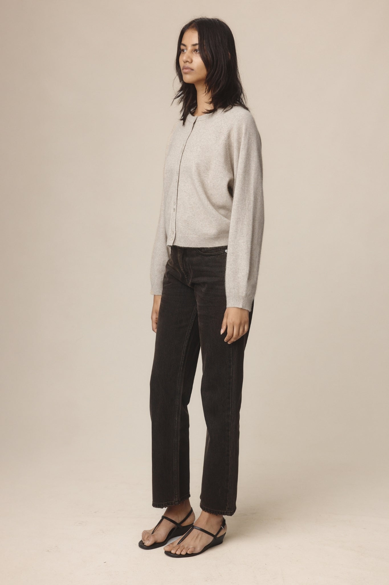 26SS BABETTE CARDIGAN - BUFF