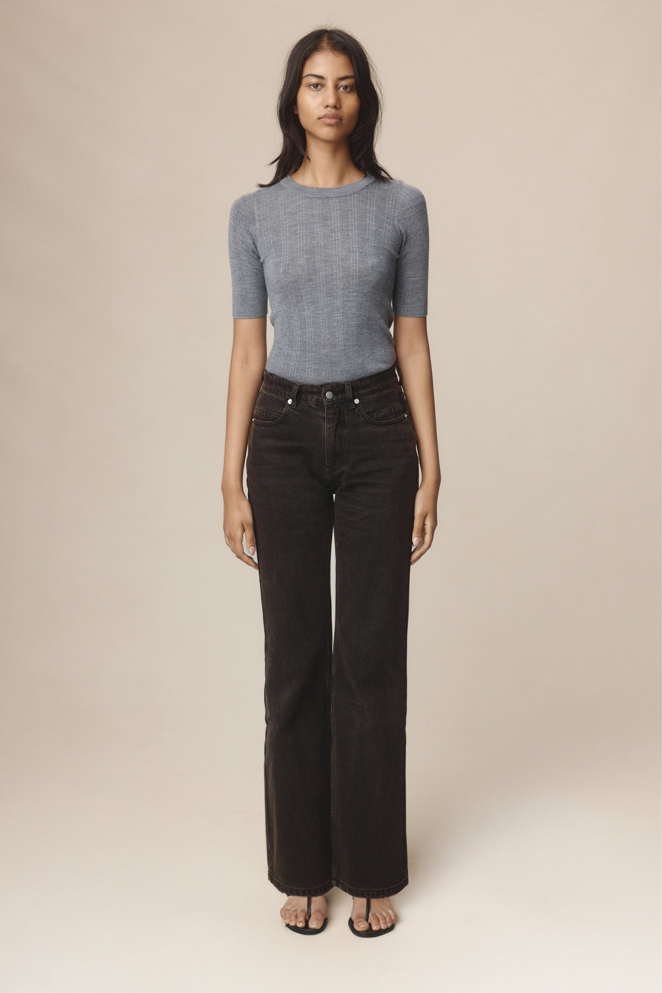 26SS CLASSIC JEAN - TOBACCO