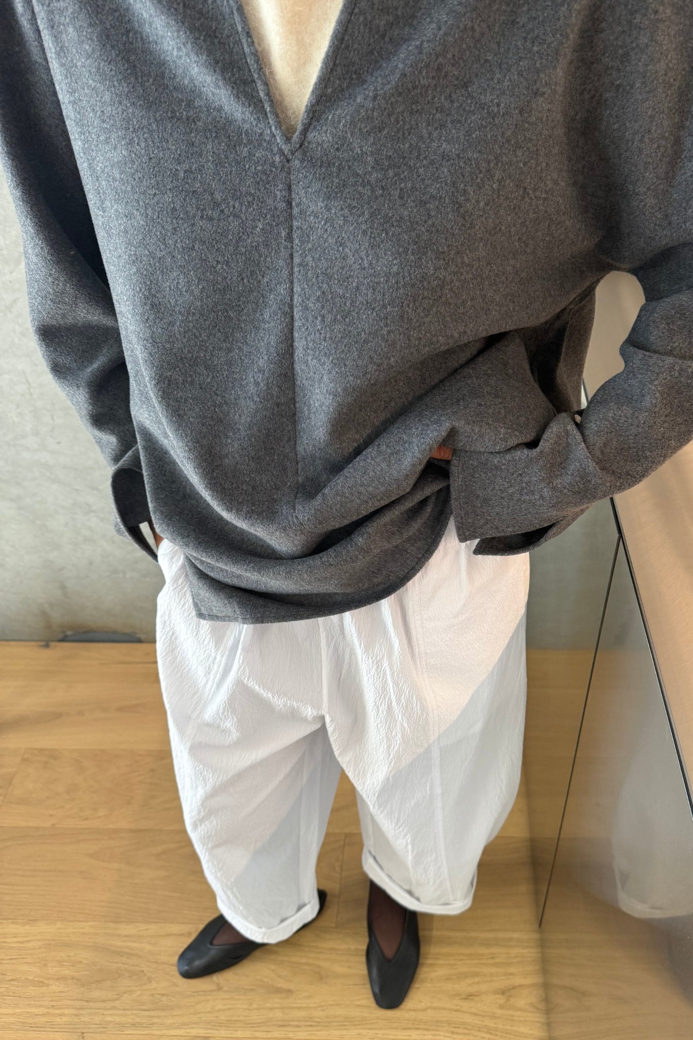 26SS WILKEN PANT - IVORY