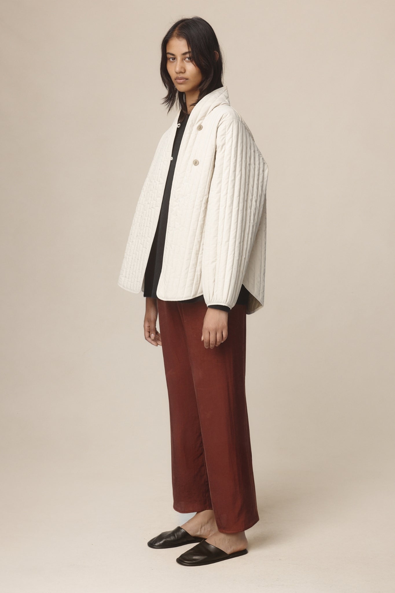 26SS AGNES JACKET - PUTTY