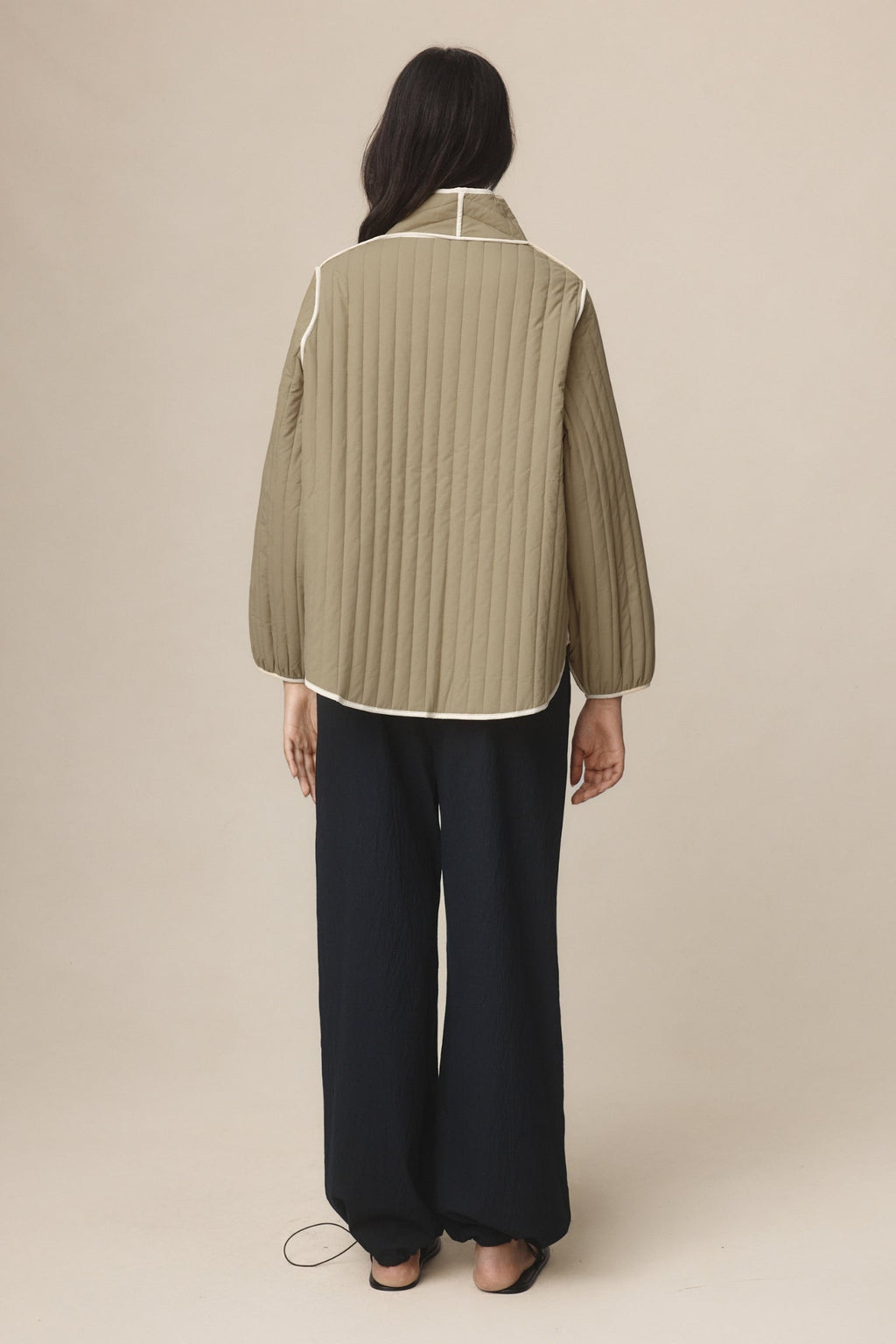 26SS AGNES JACKET - PUTTY