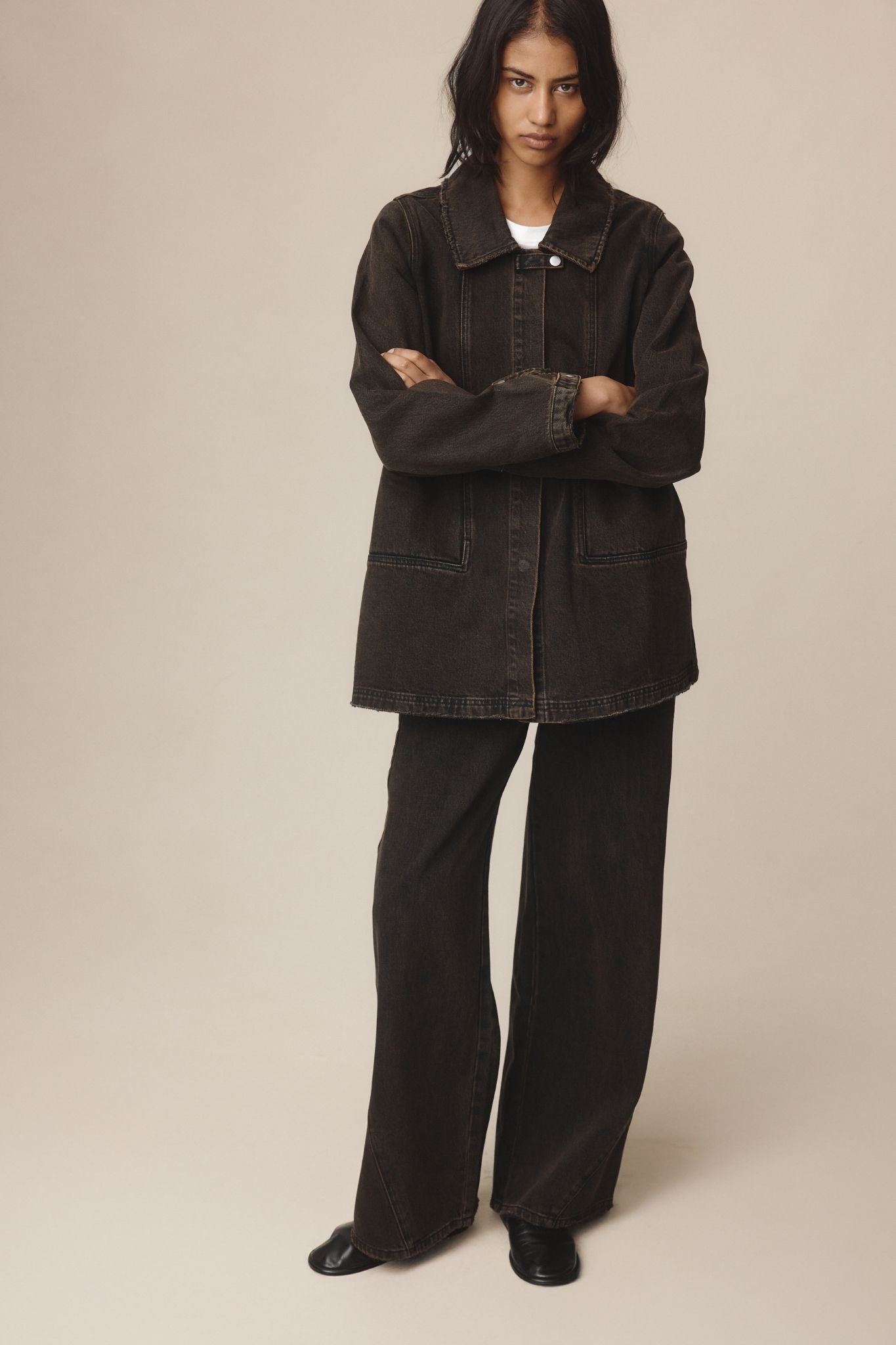 26SS MONO JACKET - TOBACCO