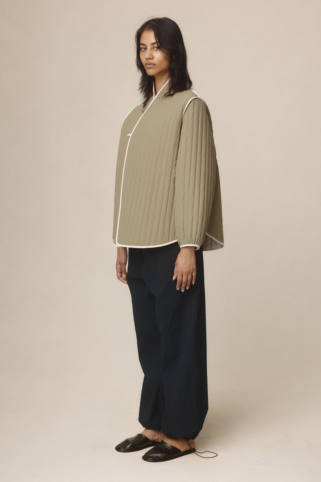 26SS AGNES JACKET - PUTTY