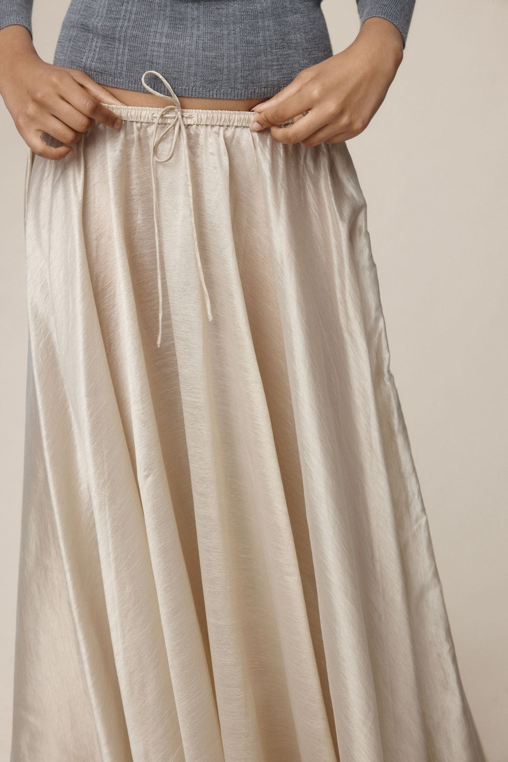 26SS BAYLEY SKIRT - CHAMPAGNE