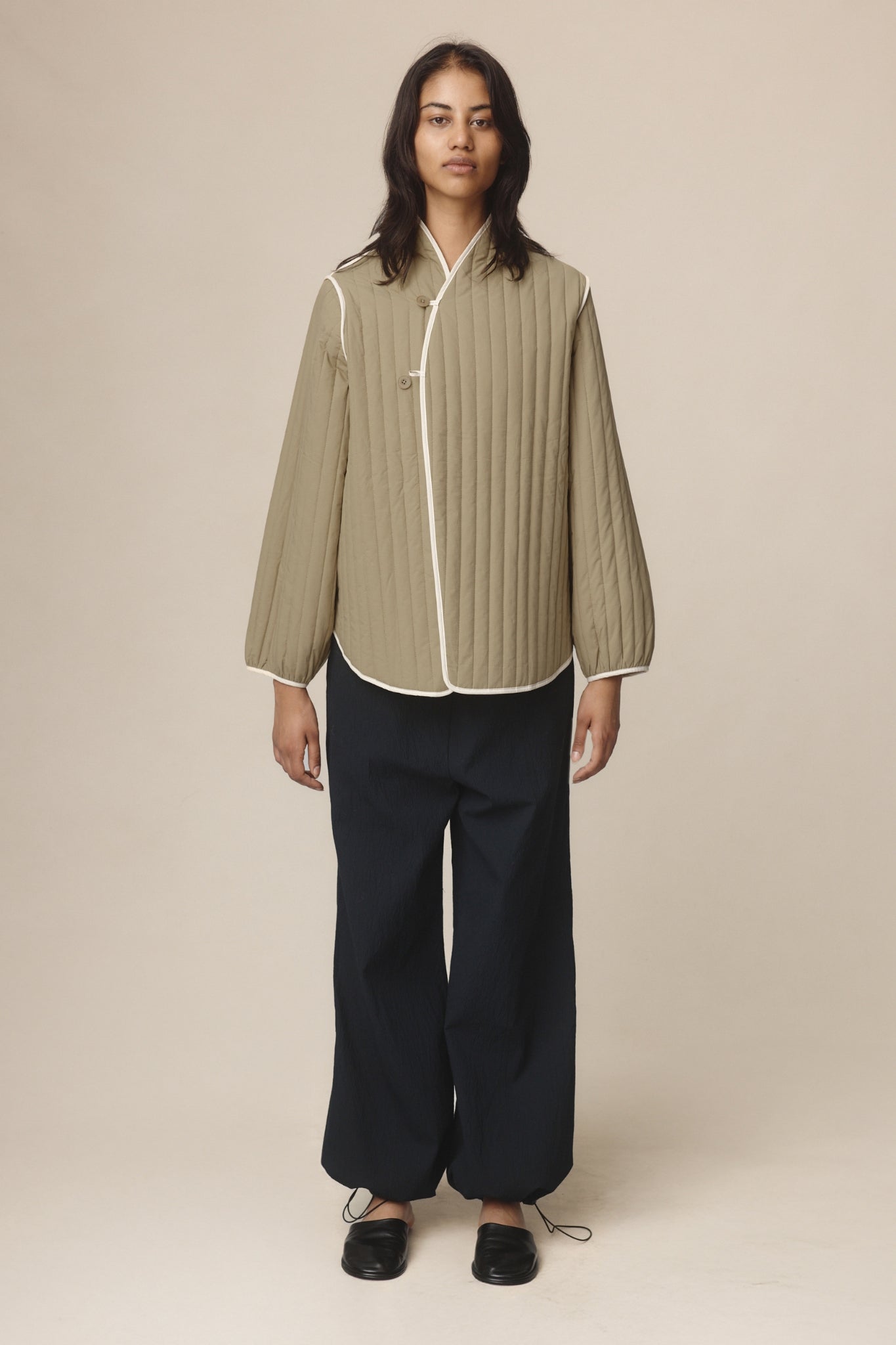 26SS AGNES JACKET - PUTTY