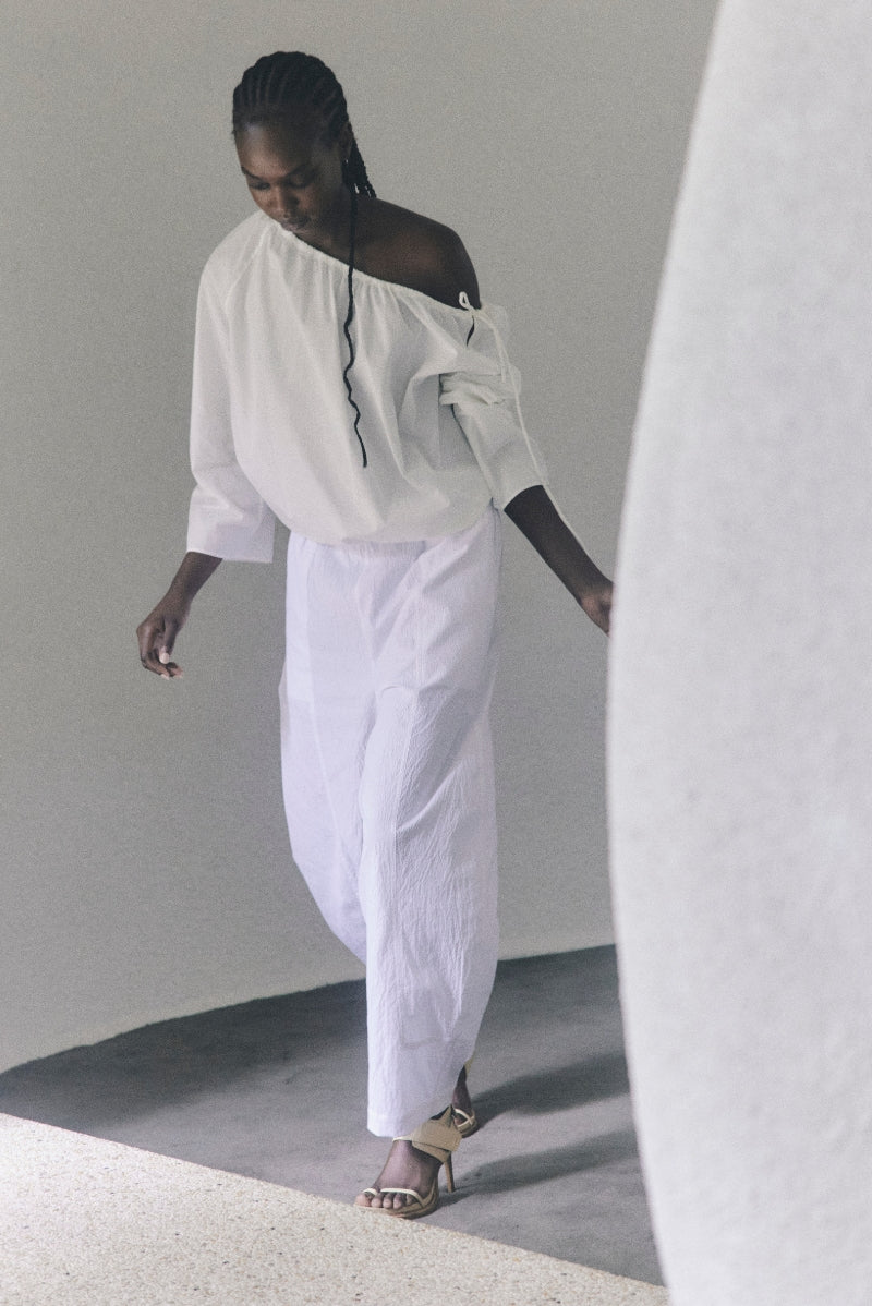 26SS WILKEN PANT - IVORY