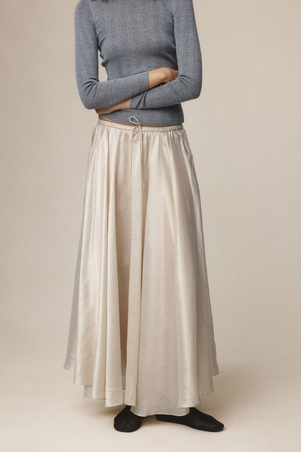 26SS BAYLEY SKIRT - CHAMPAGNE