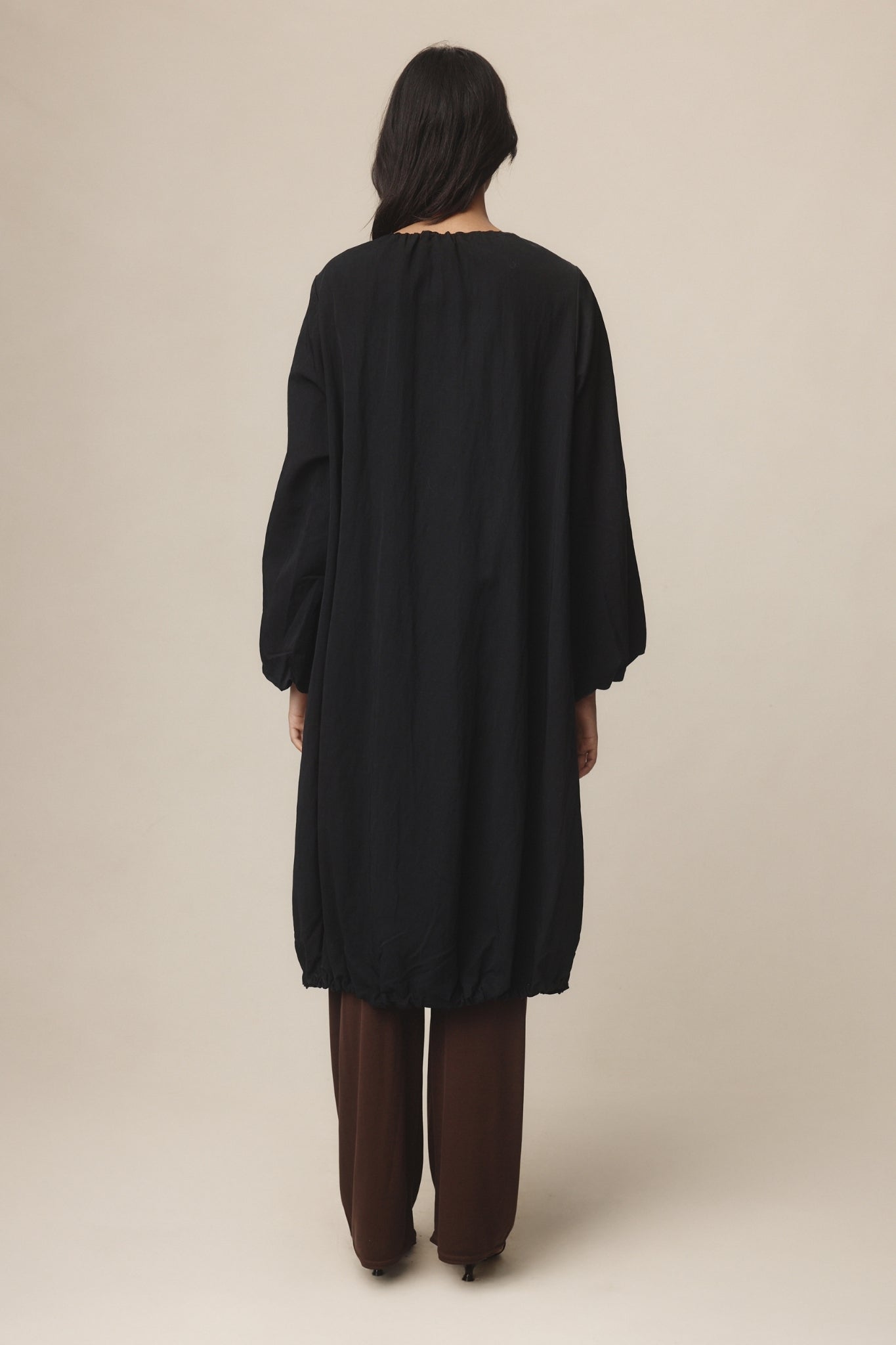 26SS EUGENE COAT - BLACK