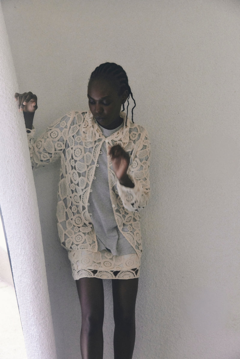 26SS PIERRE SKIRT - NATURAL